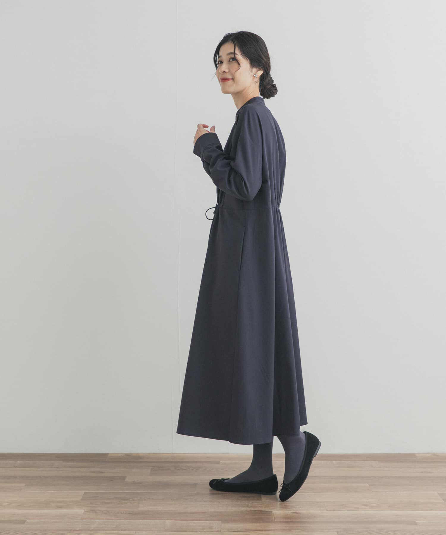 URBAN RESEARCH DOORS「ドロストリボンフレアワンピース」|ワンピース|