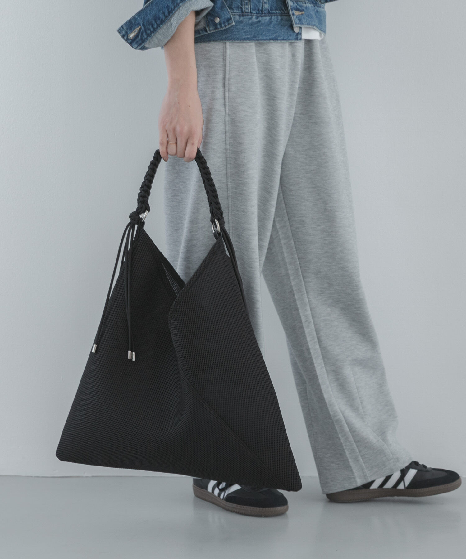 Sonny Label 「LE VERNIS　パラコードハンドルメッシュバッグ」|ハンドバッグ|