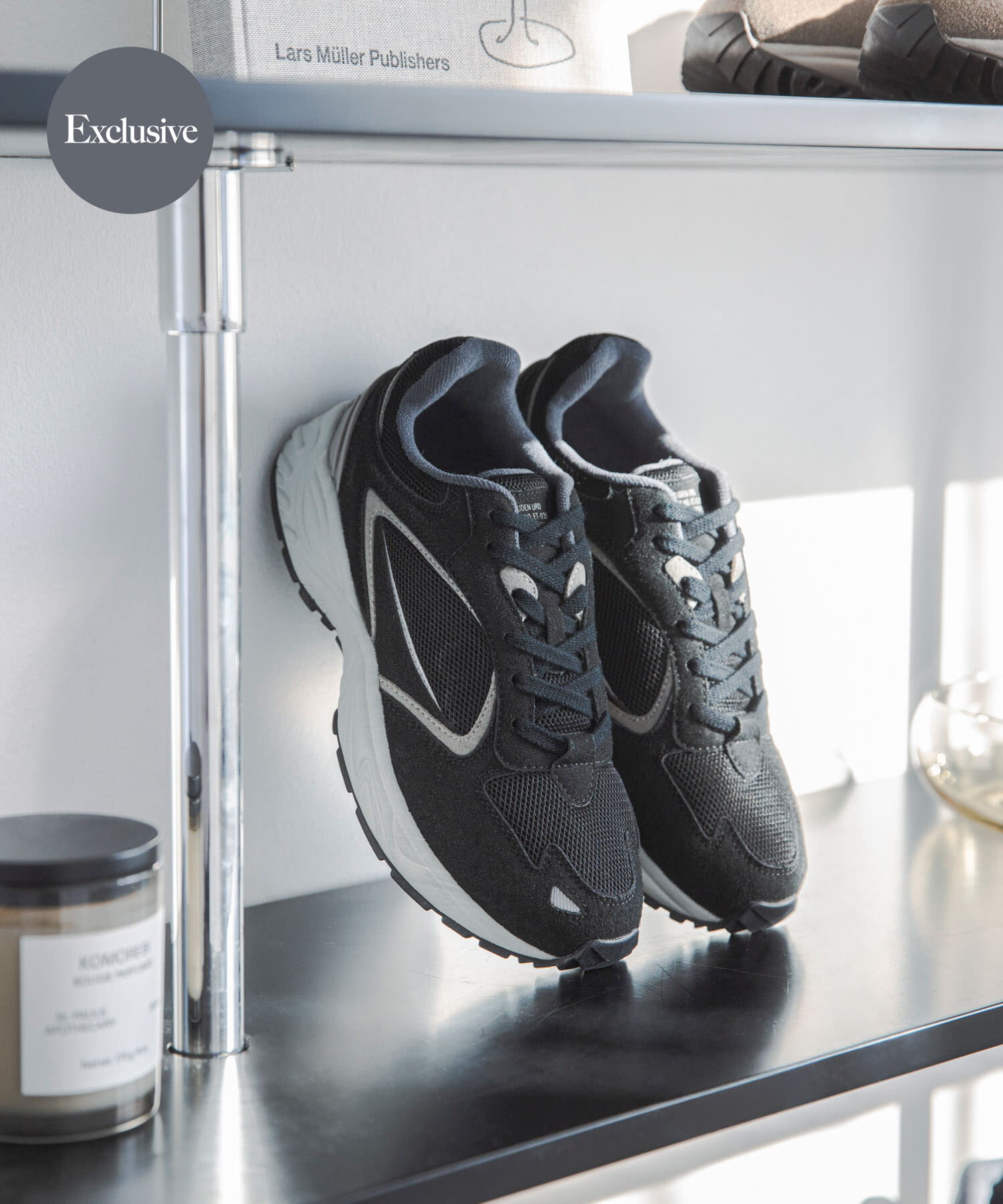 URBAN RESEARCH DOORS「『別注』MOONSTAR&times;DOORS　STUDEN」|スニーカー|ブラック