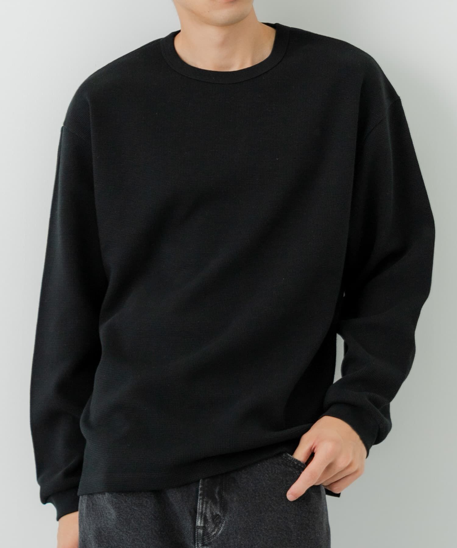 URBAN RESEARCH「『UR TECH』度詰めワッフルロングスリーブ」|Tシャツ・カットソー|