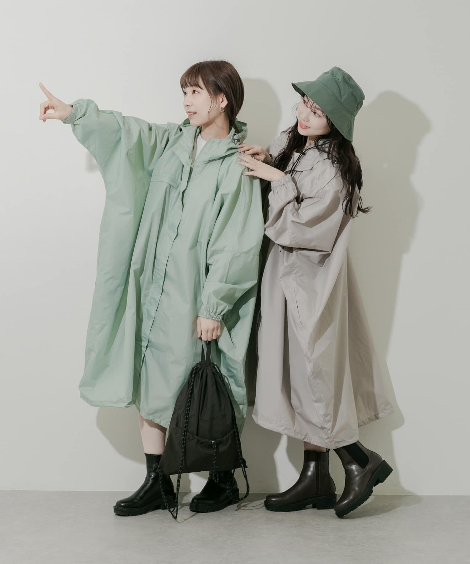 SMELLY「『WEB限定』because　Mods Poncho」|ポンチョ・ケープ|