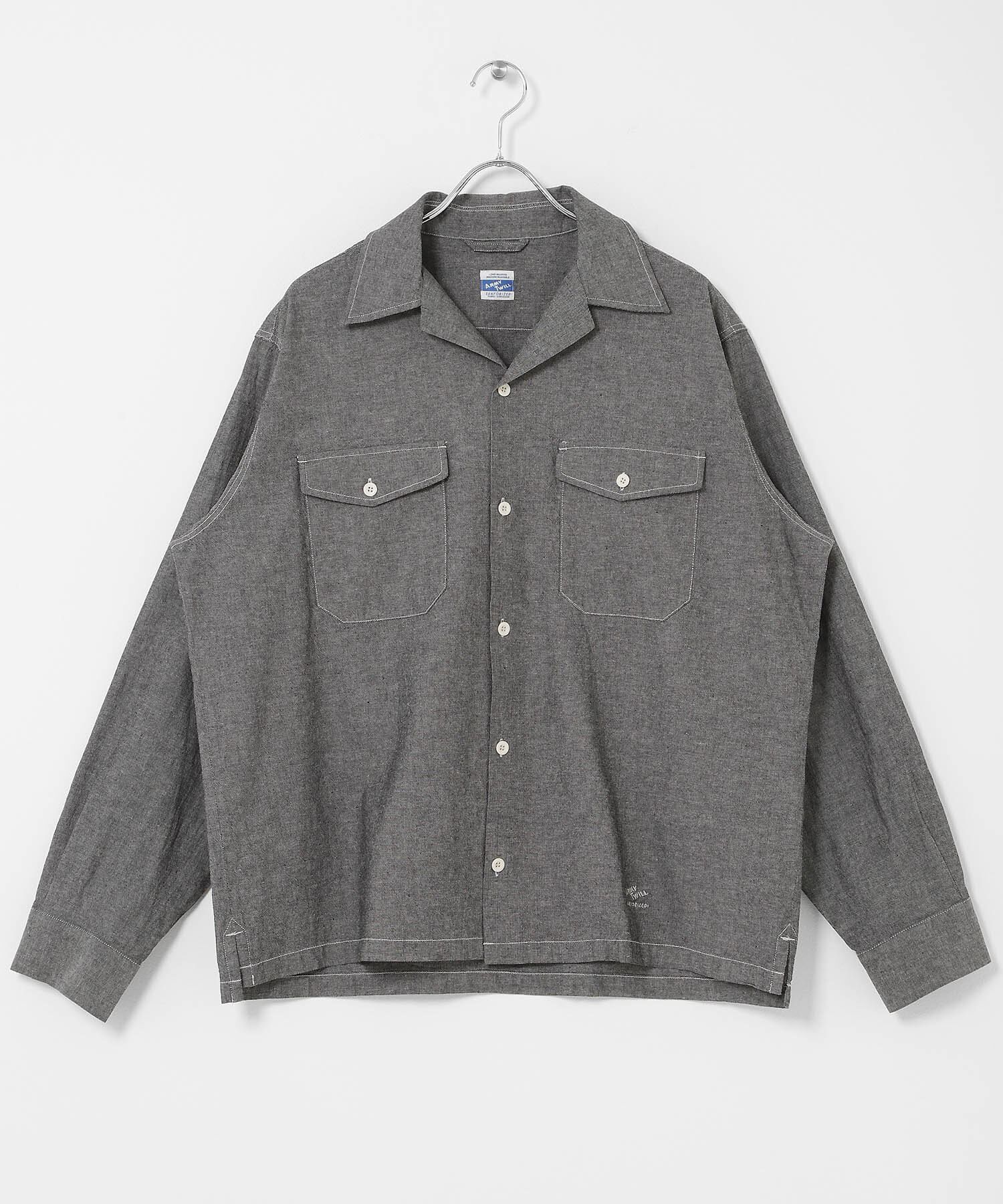 Sonny Label 「ARMY TWILL　CHAMBRAY OPEN COLLAR SHIRTS」|シャツ・ブラウス|