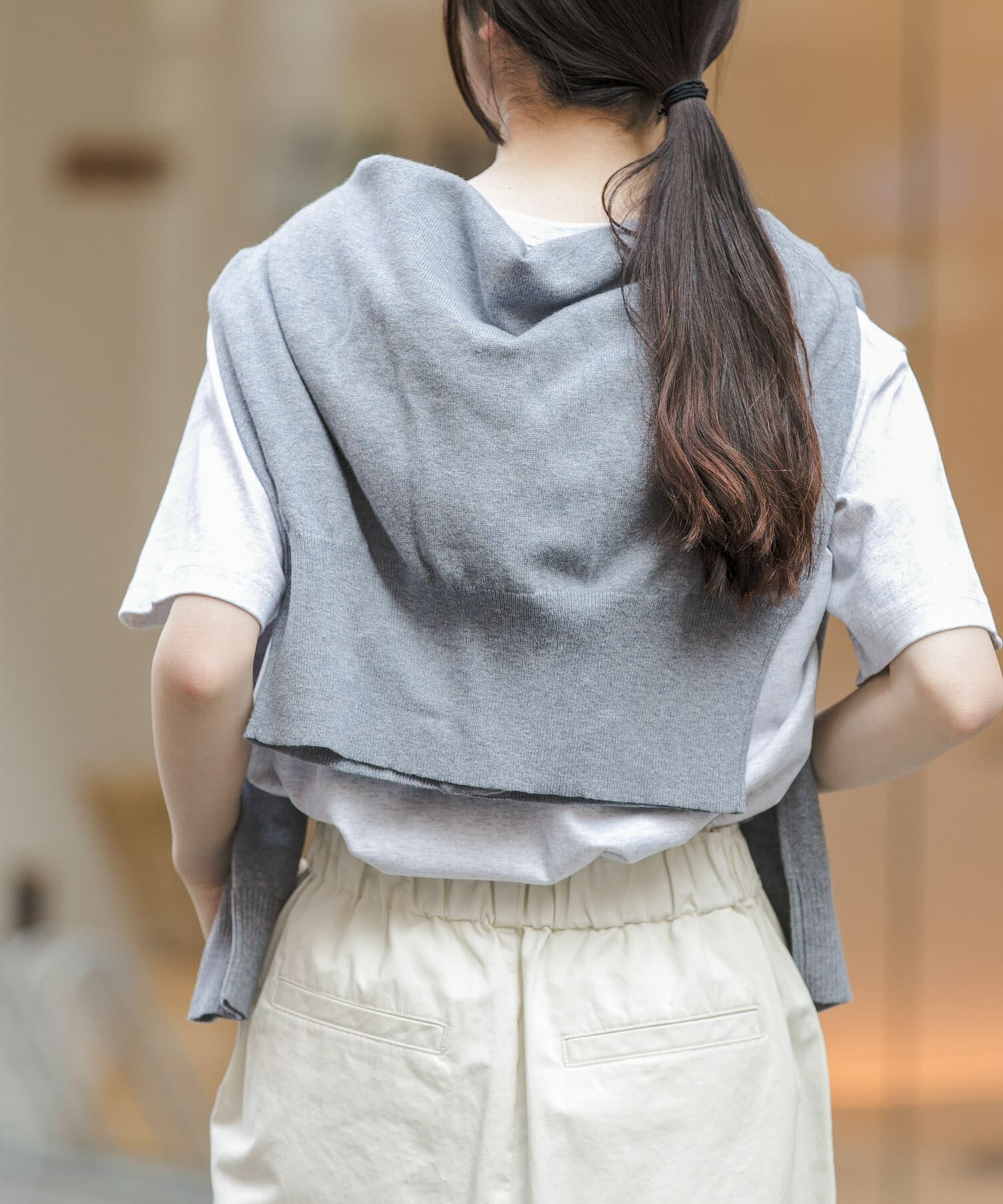 URBAN RESEARCH DOORS「FORK&SPOON　フロッキーロゴショートスリーブTシャツ」|Tシャツ・カットソー|