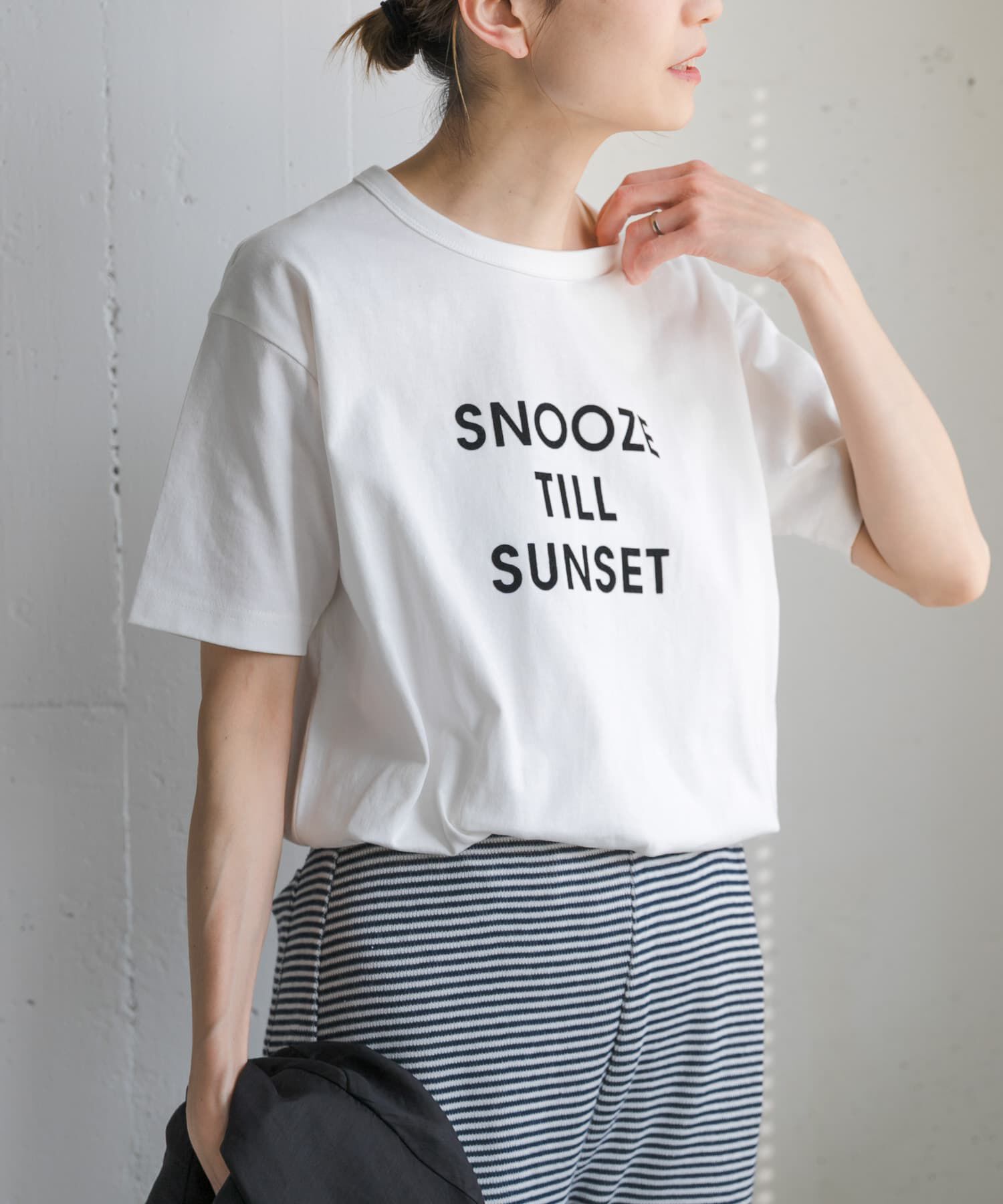 URBAN RESEARCH DOORS「FORK&SPOON　フロッキーロゴショートスリーブTシャツ」|Tシャツ・カットソー|その他1