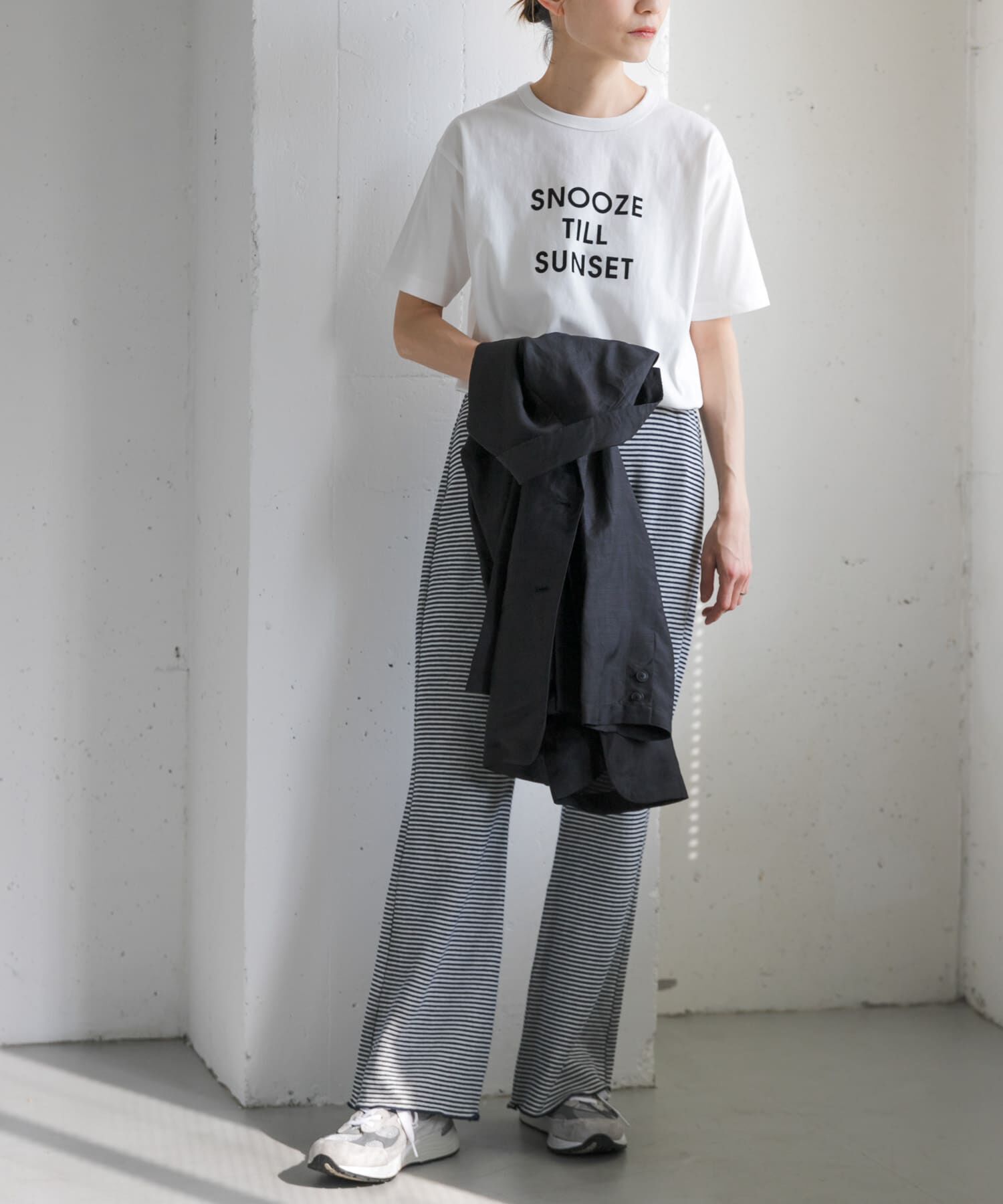 URBAN RESEARCH DOORS「FORK&SPOON　フロッキーロゴショートスリーブTシャツ」|Tシャツ・カットソー|