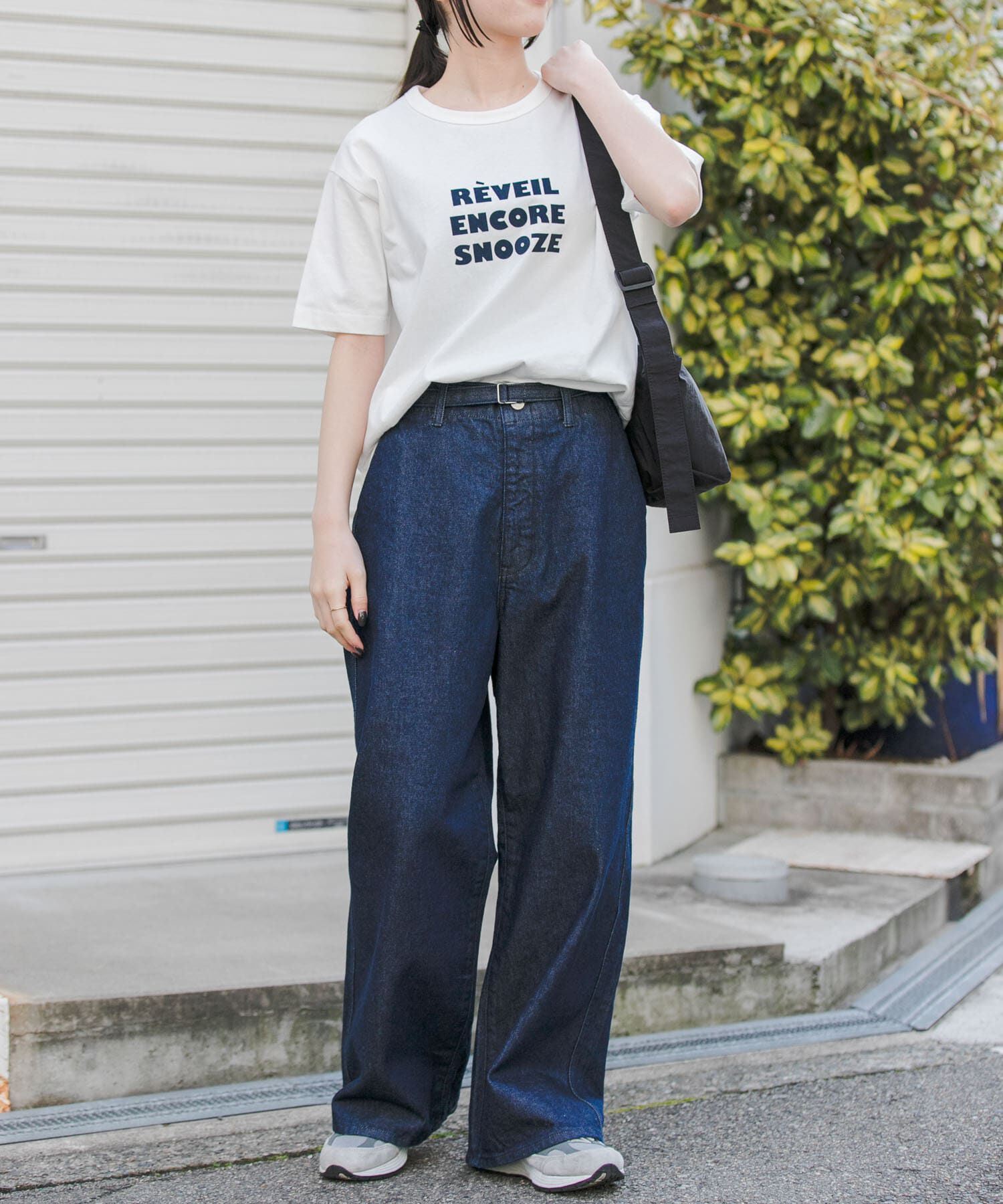 URBAN RESEARCH DOORS「FORK&SPOON　フロッキーロゴショートスリーブTシャツ」|Tシャツ・カットソー|