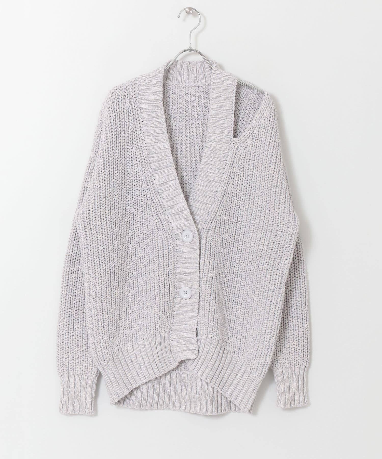  「ショルダースリットBIGカーディガン」|カーディガン|