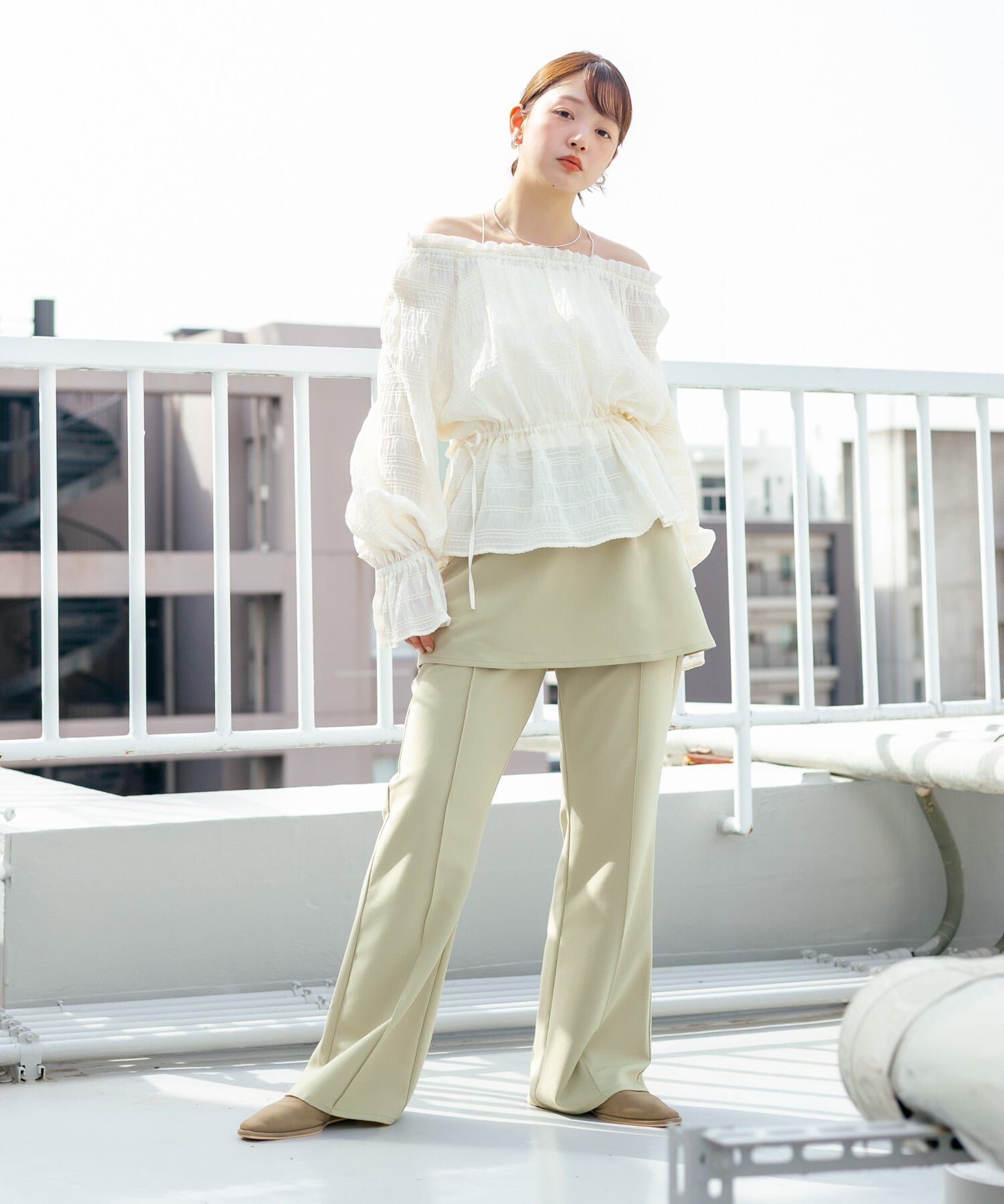  「スエードライクフラットシューズ」|その他|