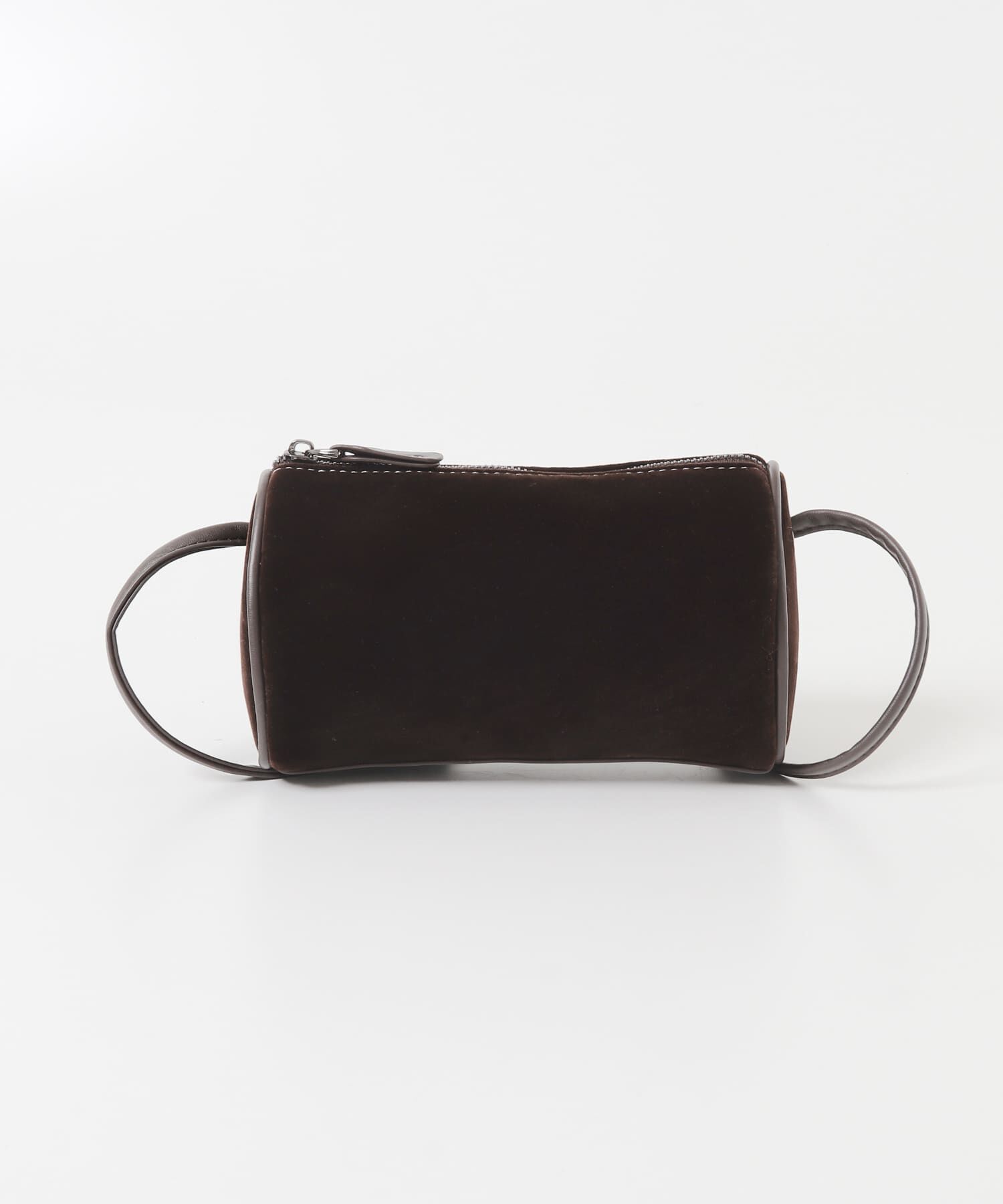  「ステッチデザインベロアミニBAG」|ショルダー・メッセンジャー|