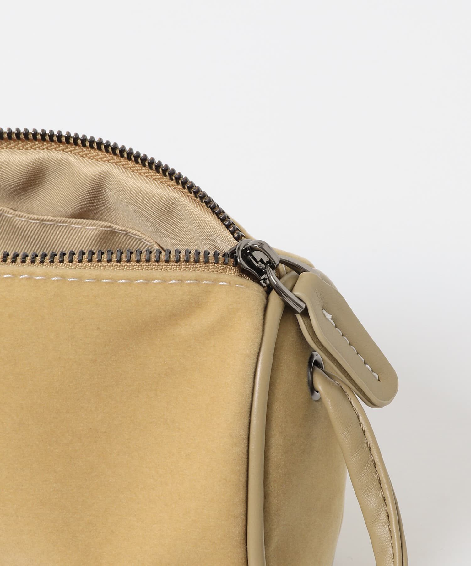  「ステッチデザインベロアミニBAG」|ショルダー・メッセンジャー|