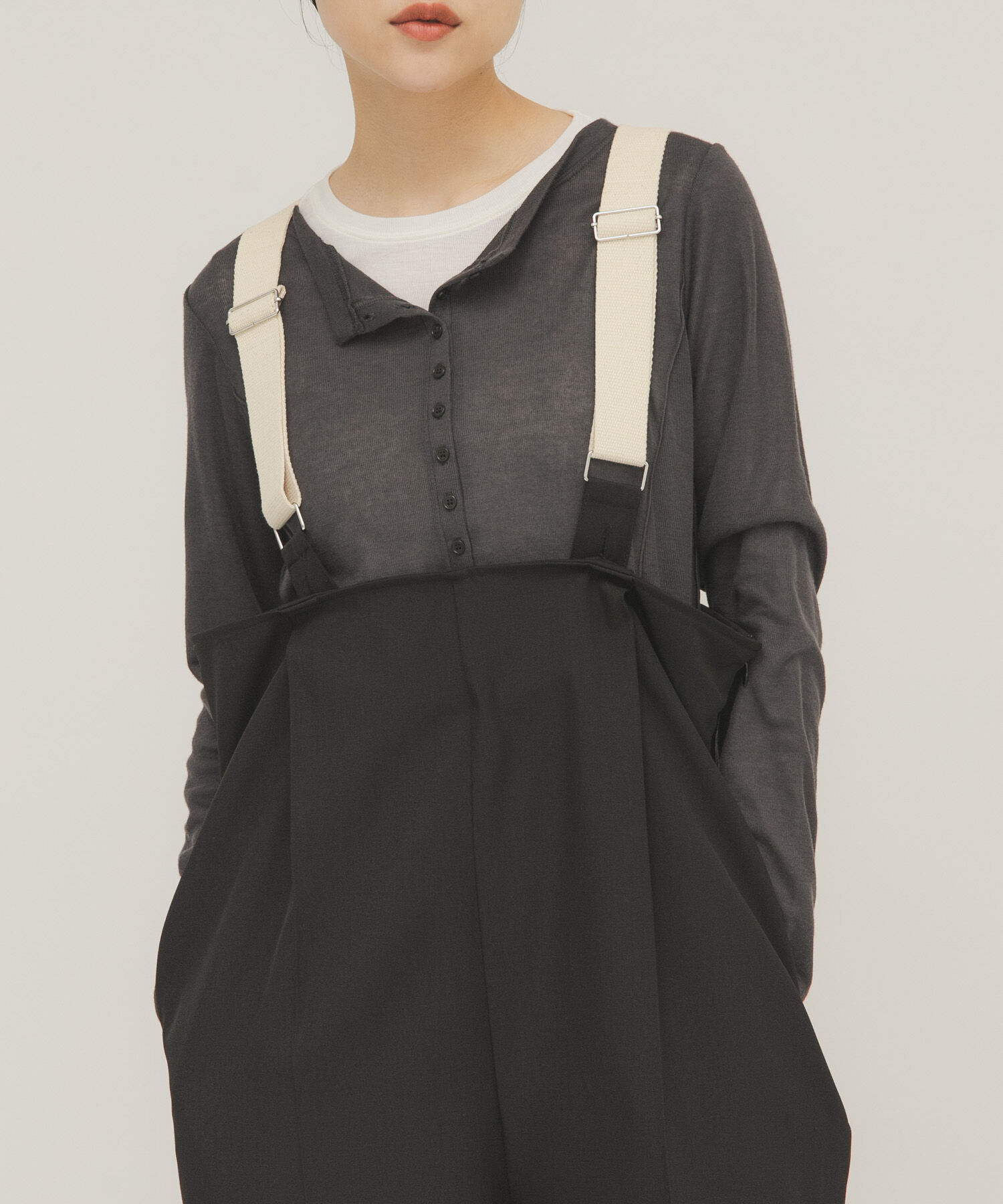  「バイカラーレイヤードカットソー」|Tシャツ・カットソー|