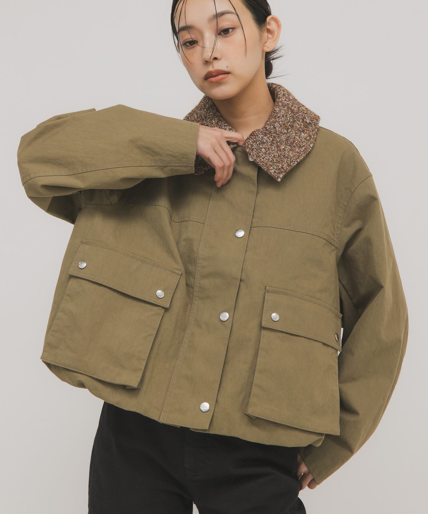  「2WAYカラーバルーンブルゾン」|ブルゾン・スタジャン|