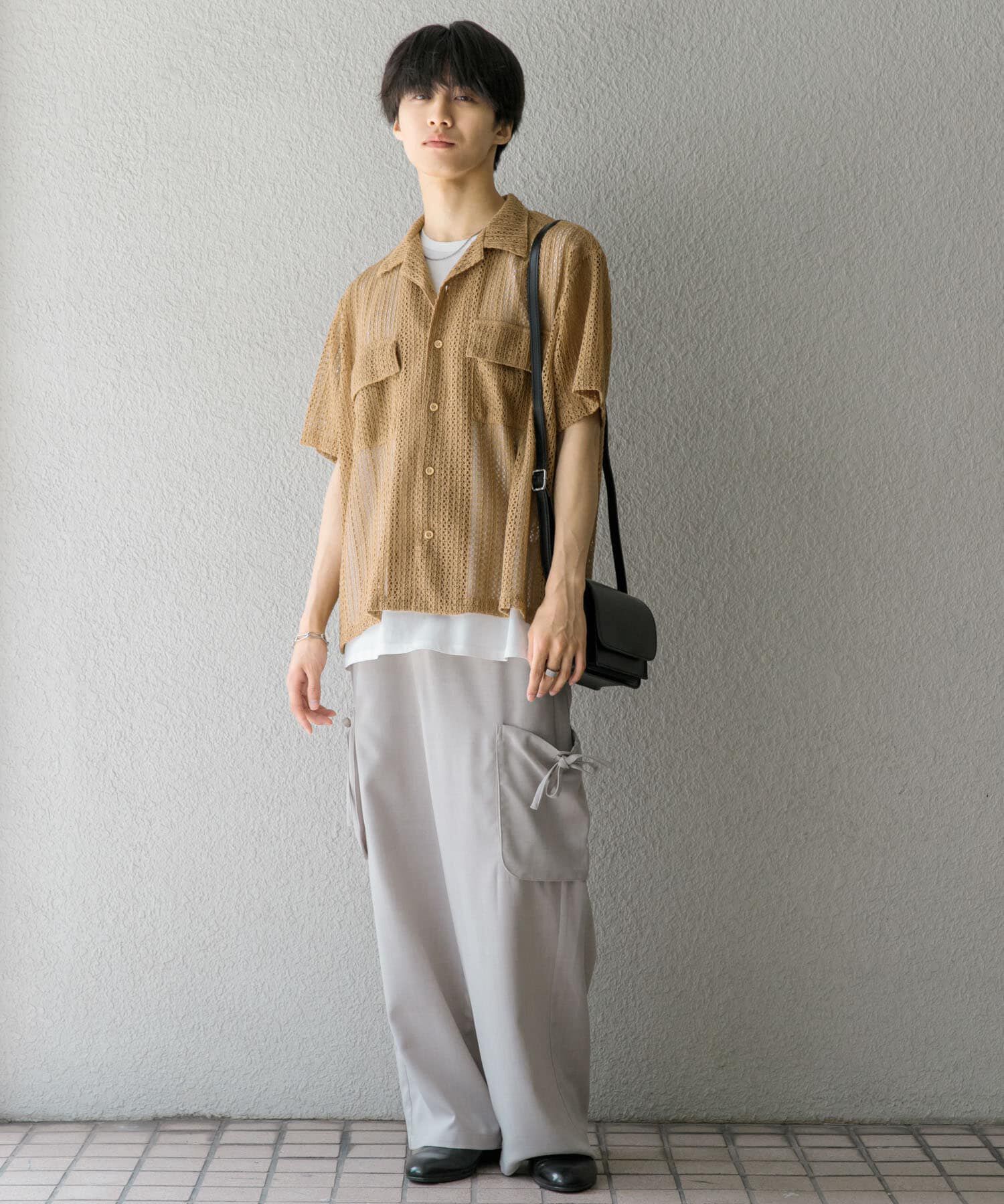 SENSE OF PLACE by URBAN RESEARCH「『セットアップ対応』 リネンライクサイドポケットワイドパンツ」|その他|