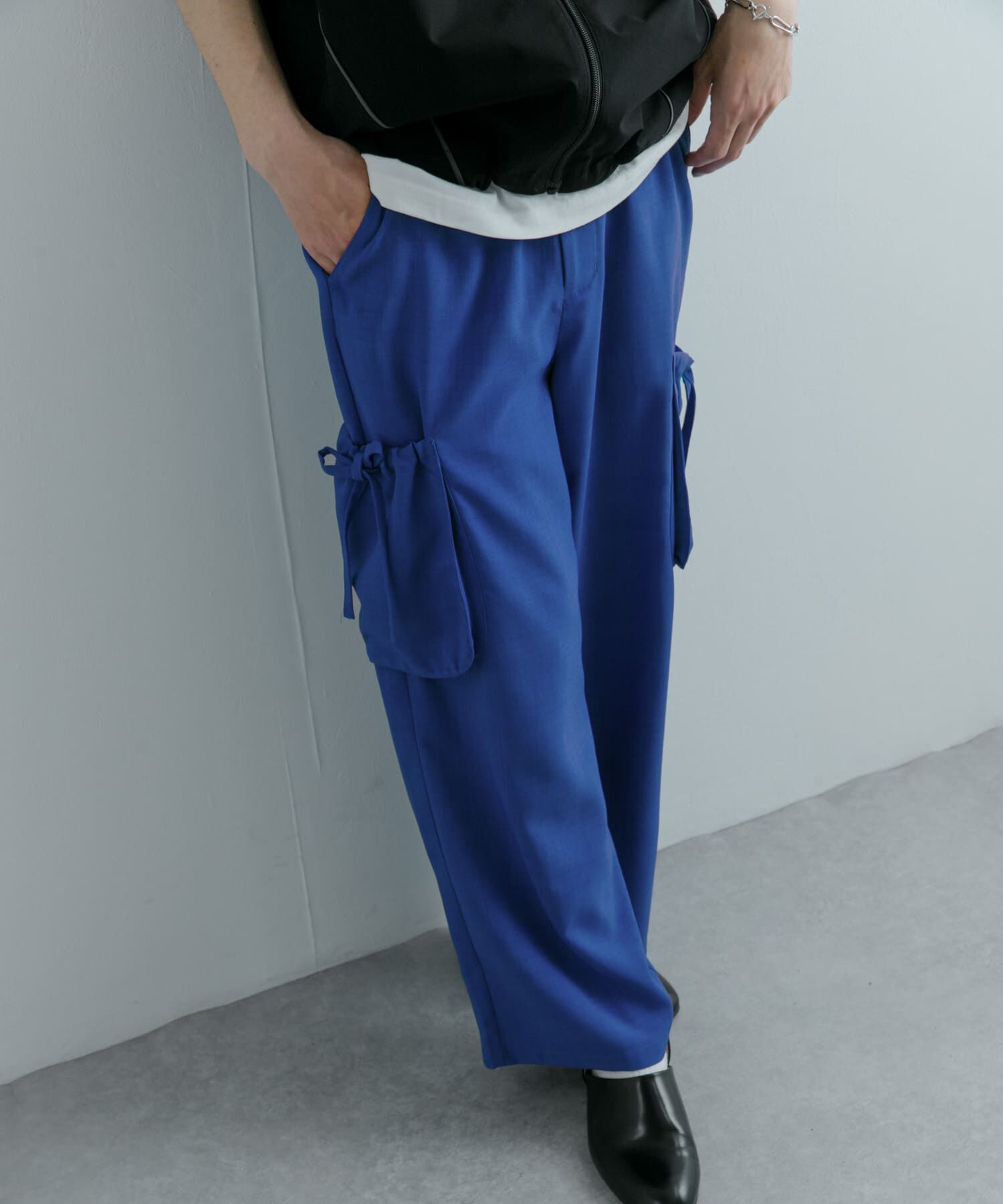 SENSE OF PLACE by URBAN RESEARCH「『セットアップ対応』 リネンライクサイドポケットワイドパンツ」|その他|