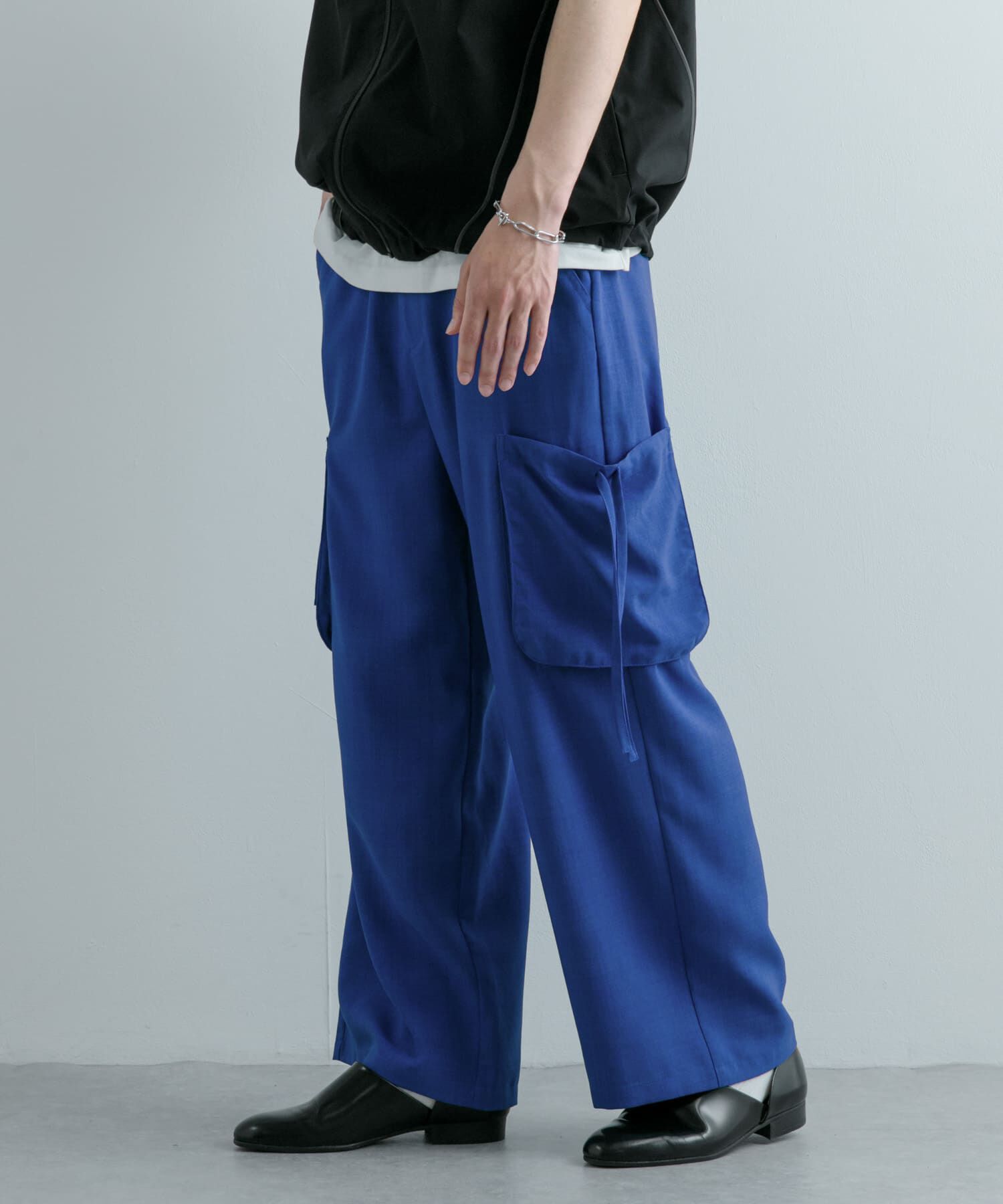 SENSE OF PLACE by URBAN RESEARCH「『セットアップ対応』 リネンライクサイドポケットワイドパンツ」|その他|