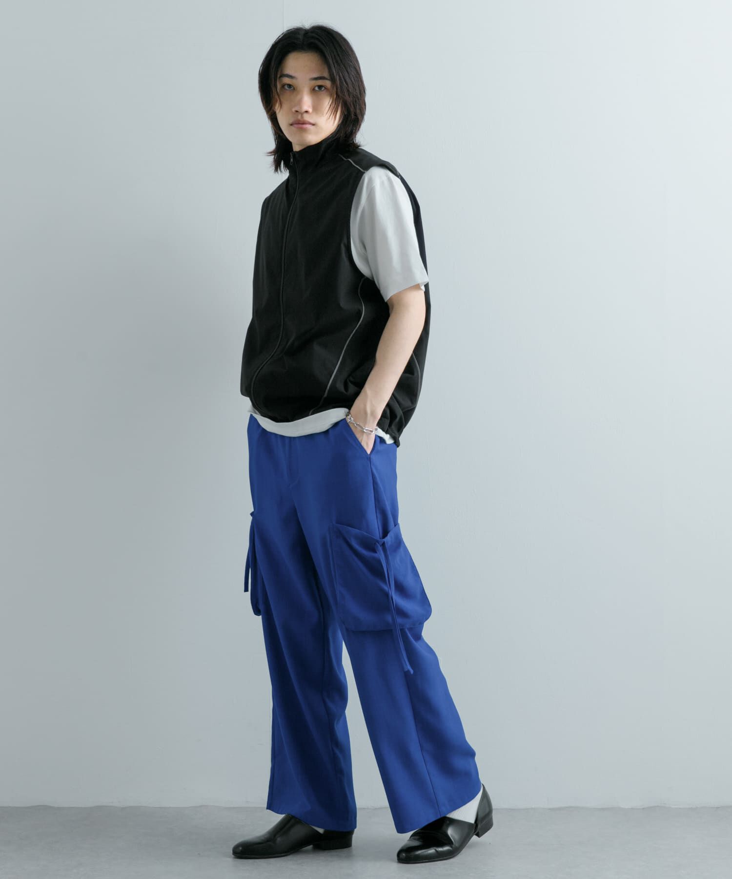 SENSE OF PLACE by URBAN RESEARCH「『セットアップ対応』 リネンライクサイドポケットワイドパンツ」|その他|