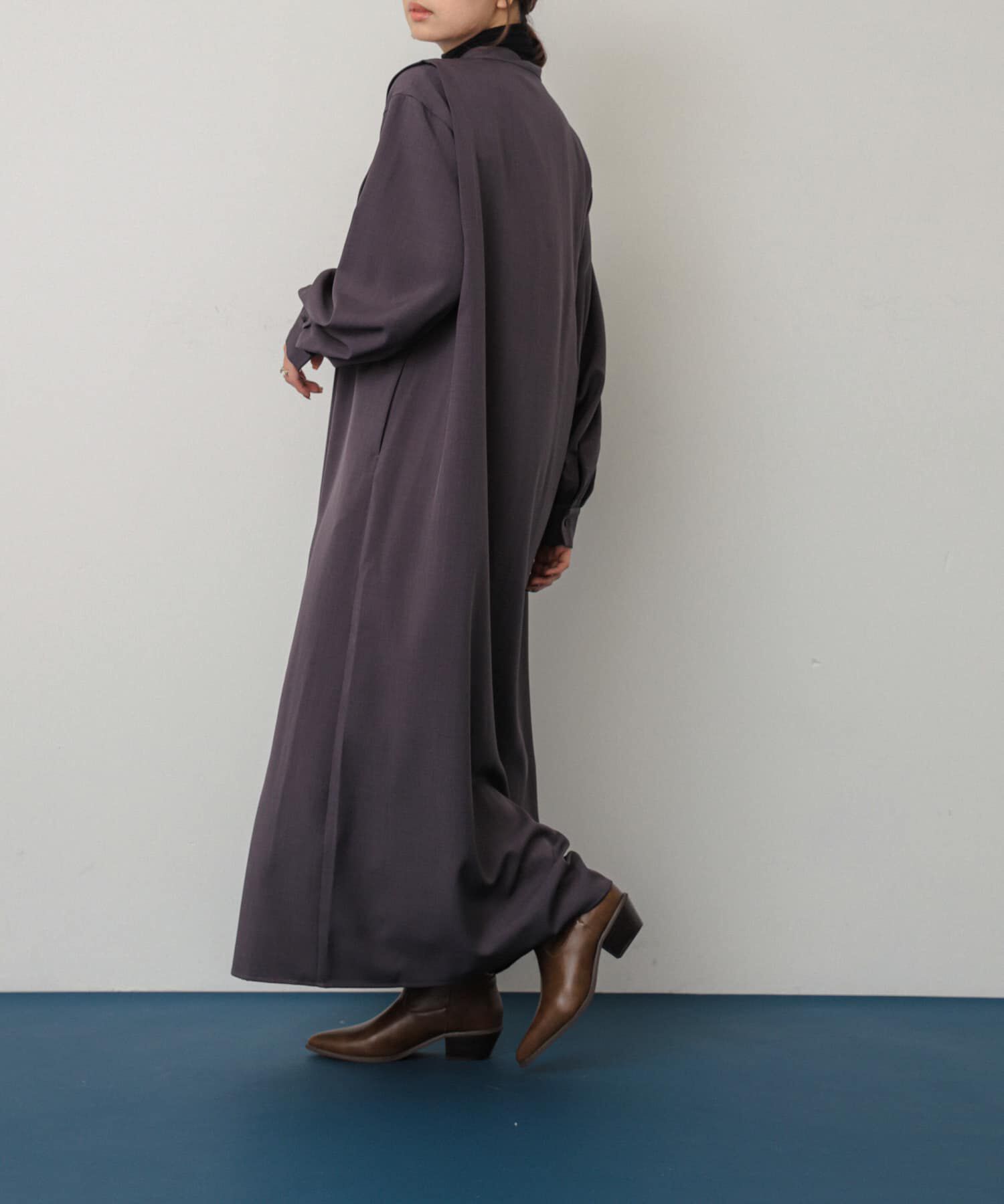 SENSE OF PLACE by URBAN RESEARCH「『Shortサイズあり』タックシャツワンピース」|ワンピース|