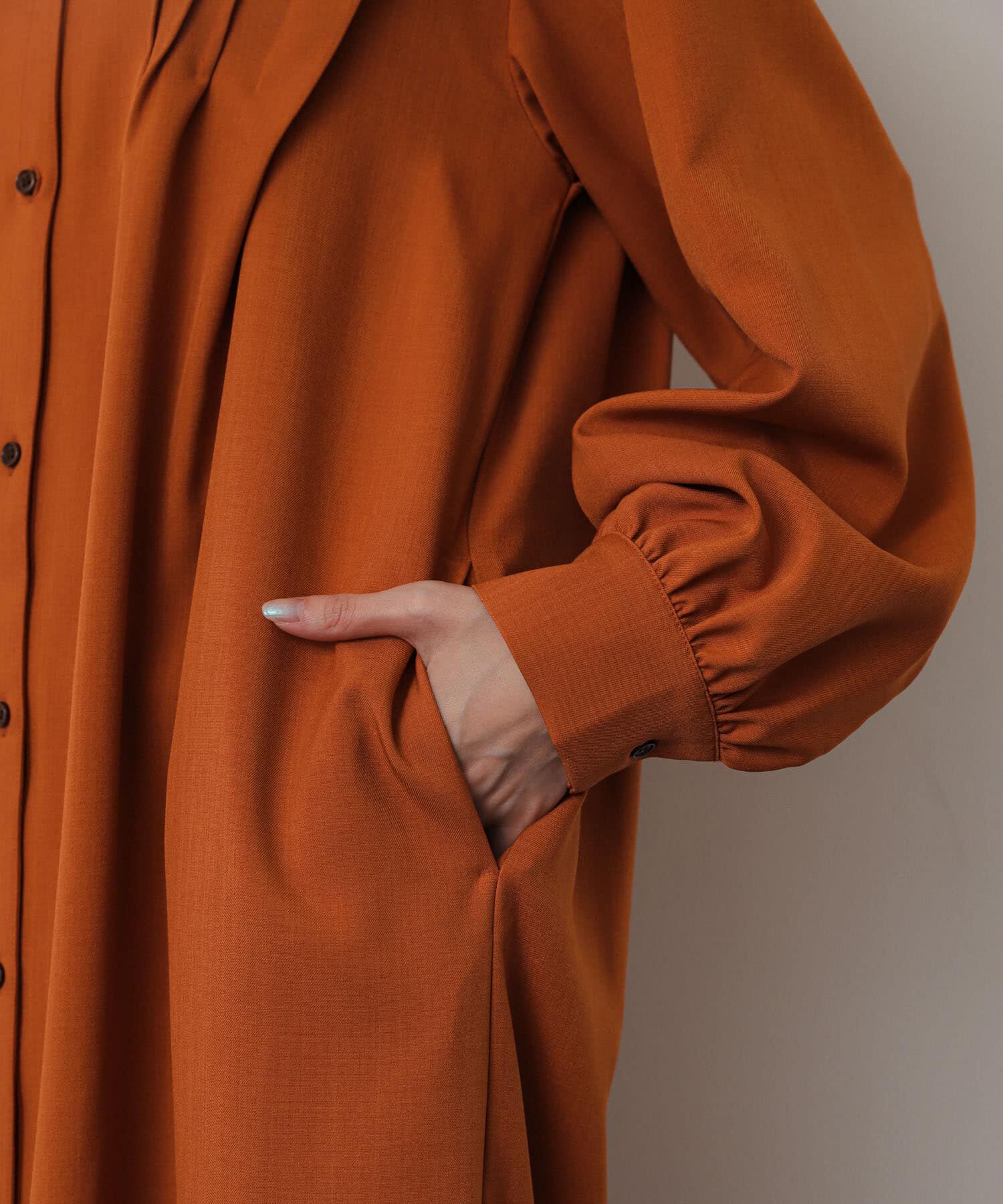 SENSE OF PLACE by URBAN RESEARCH「『Shortサイズあり』タックシャツワンピース」|ワンピース|