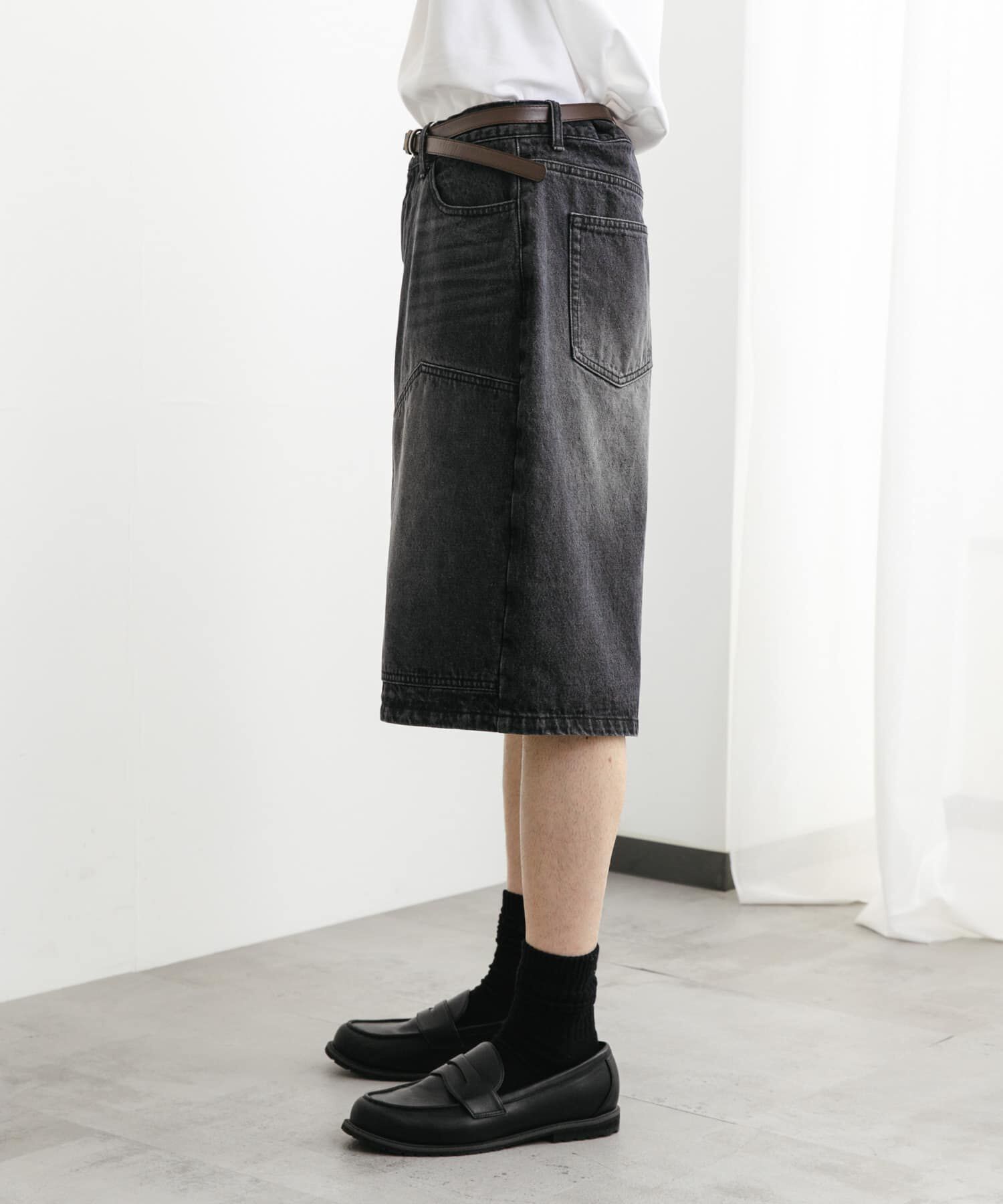 SENSE OF PLACE by URBAN RESEARCH「ダブルニーワイドデニムショーツ」|その他|