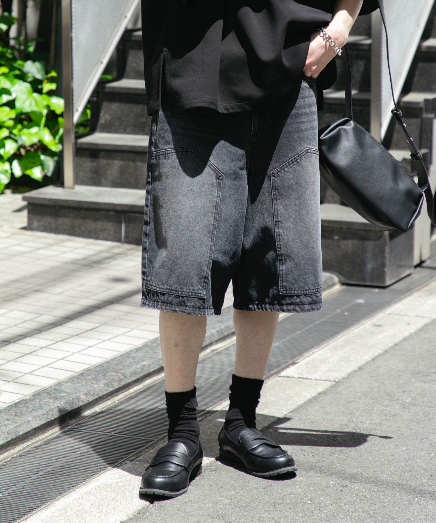 SENSE OF PLACE by URBAN RESEARCH「ダブルニーワイドデニムショーツ」|その他|