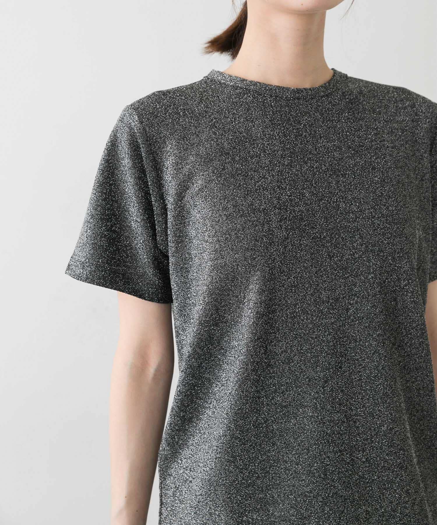 SENSE OF PLACE by URBAN RESEARCH「クルーネックラメTシャツ(半袖)」|Tシャツ・カットソー|