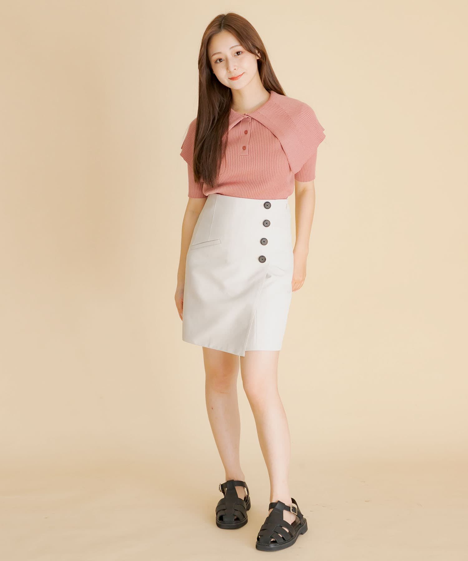 SENSE OF PLACE by URBAN RESEARCH「ハイウエストスカショーパン」|その他|ライトベージュ