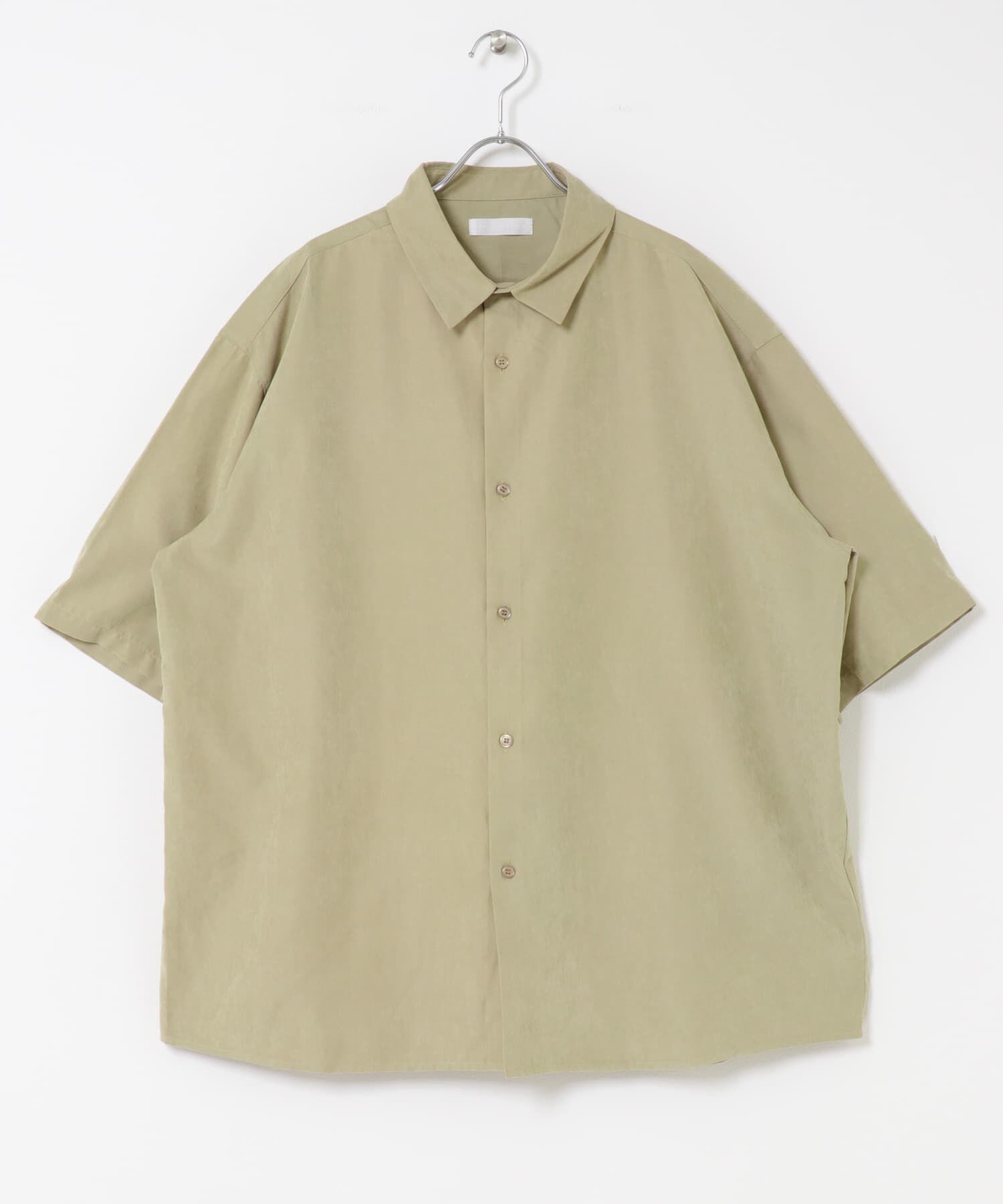 SENSE OF PLACE by URBAN RESEARCH「エクストラルーズピーチサテンショートスリーブシャツ」|シャツ・ブラウス|