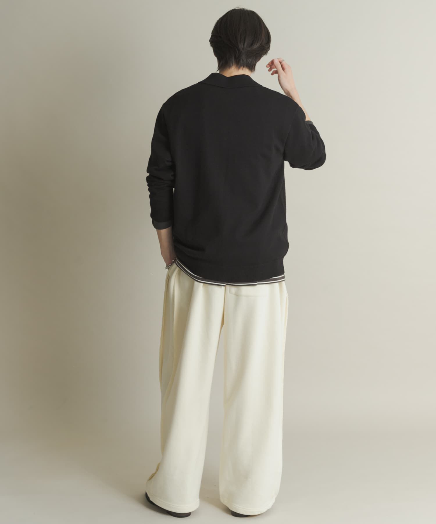 SENSE OF PLACE by URBAN RESEARCH「『一部WEB限定カラー』『洗濯可/毛玉防止』ストレッチニットポロシャツ」|ニット・セーター|