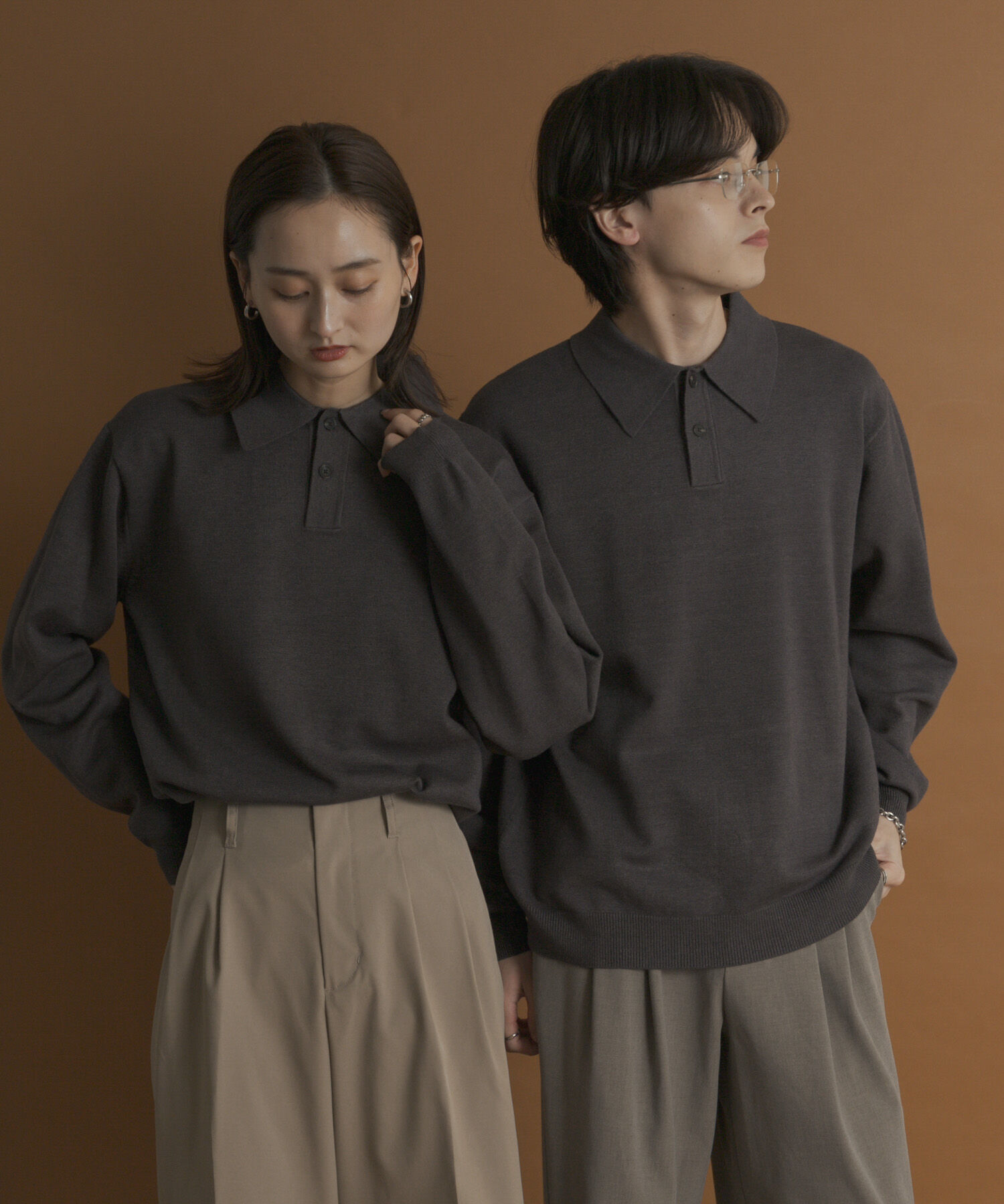 SENSE OF PLACE by URBAN RESEARCH「『一部WEB限定カラー』『洗濯可/毛玉防止』ストレッチニットポロシャツ」|ニット・セーター|