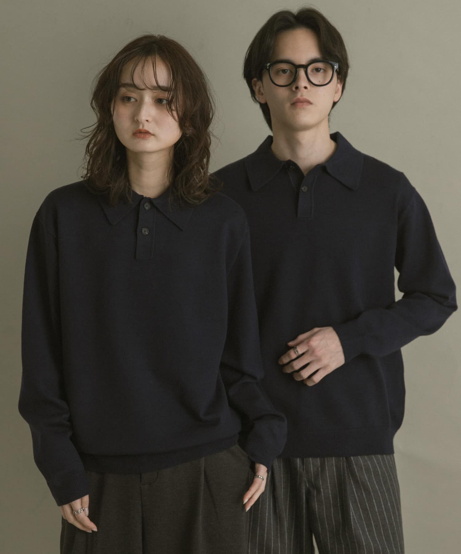 SENSE OF PLACE by URBAN RESEARCH「『一部WEB限定カラー』『洗濯可/毛玉防止』ストレッチニットポロシャツ」|ニット・セーター|