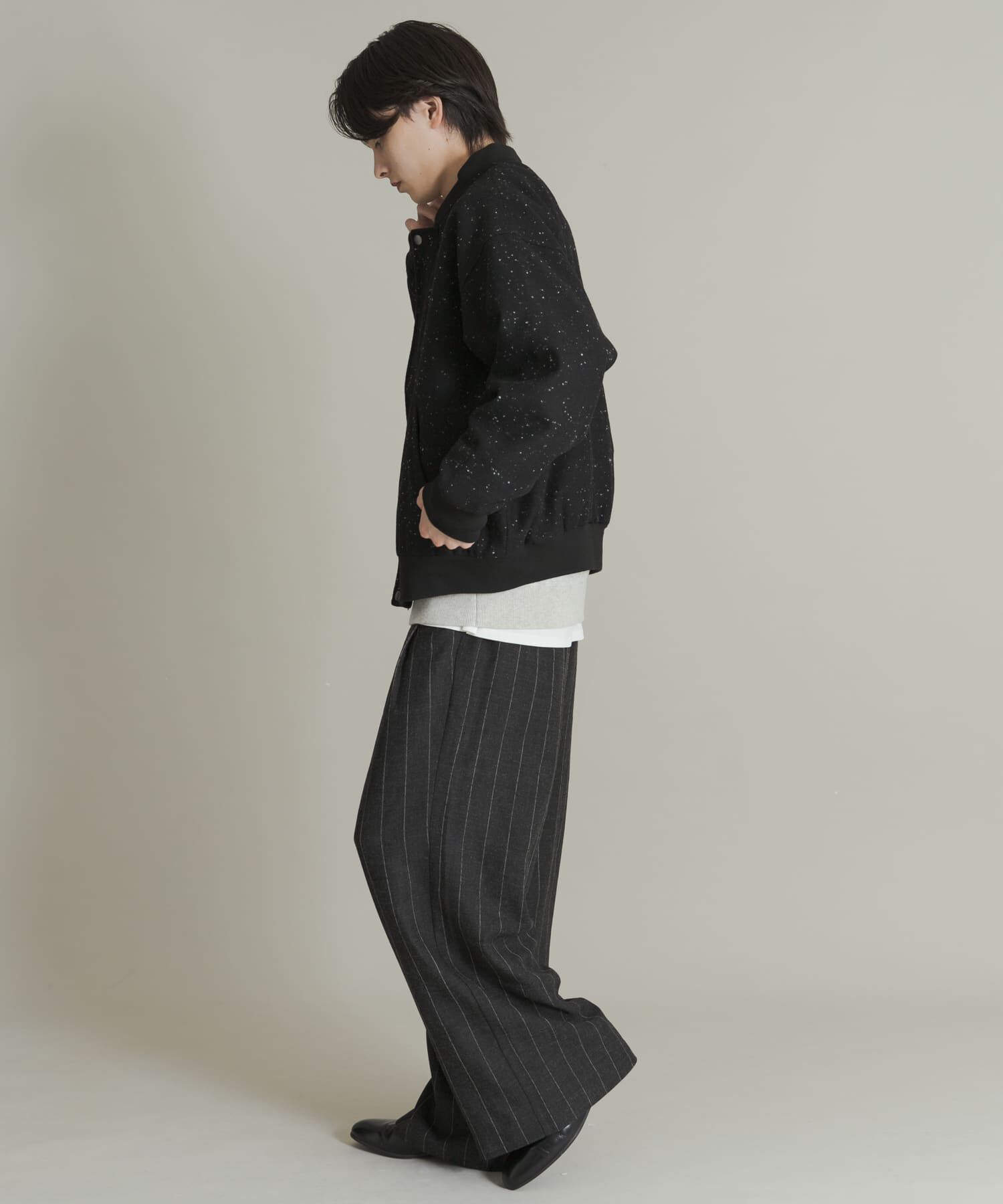 SENSE OF PLACE by URBAN RESEARCH「ウールタッチネップブルゾン」|ブルゾン・スタジャン|