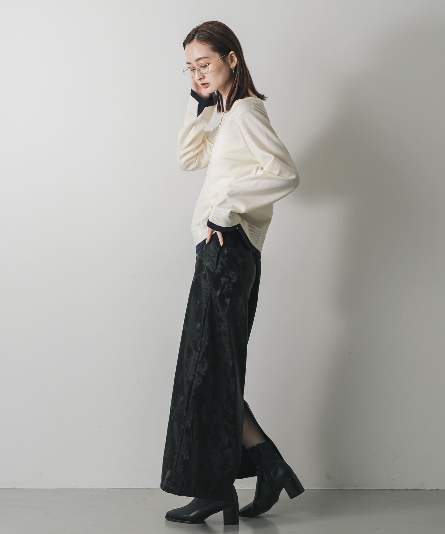 SENSE OF PLACE by URBAN RESEARCH「ヘンリーネックレイヤードセーター」|ニット・セーター|