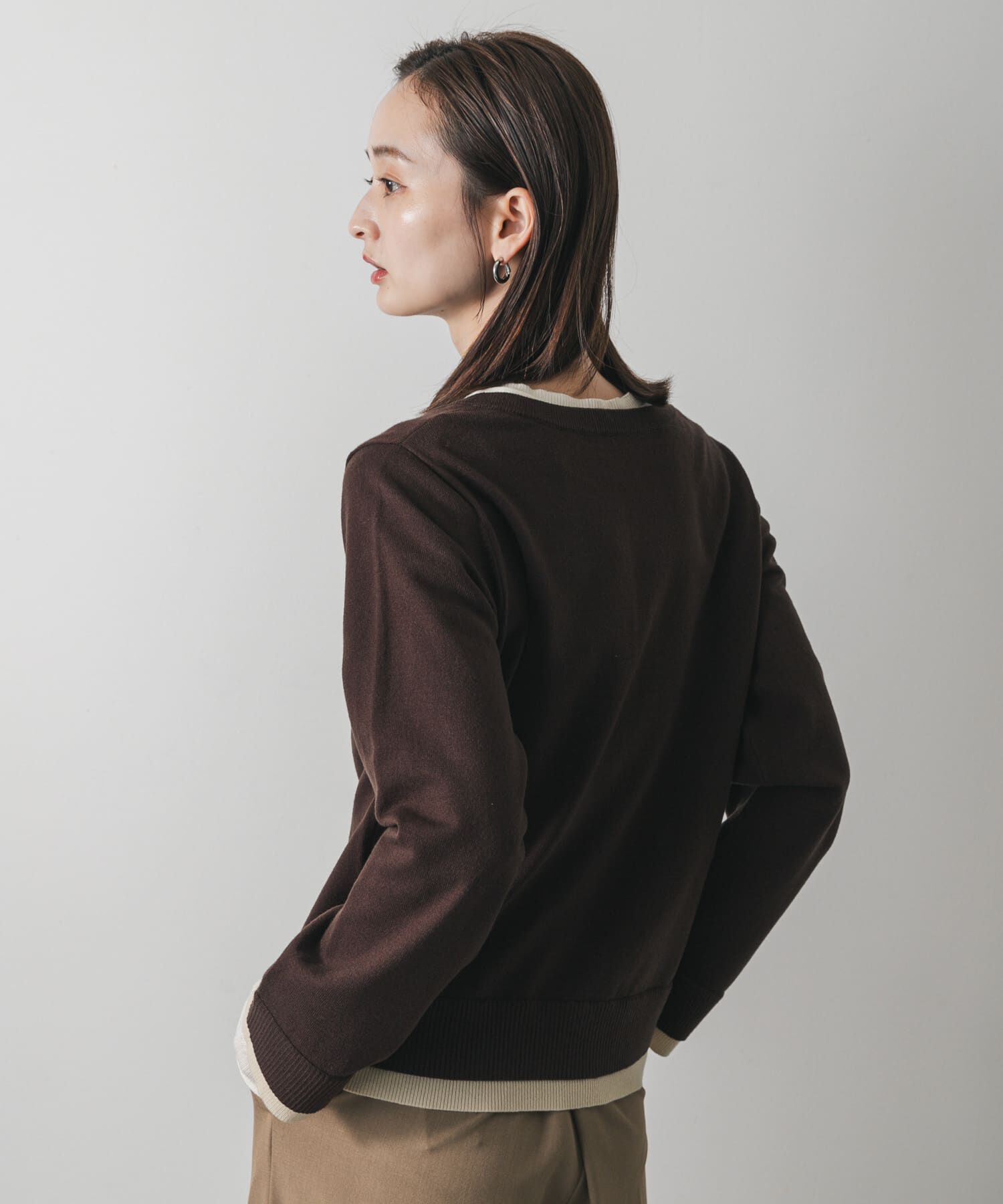 SENSE OF PLACE by URBAN RESEARCH「ヘンリーネックレイヤードセーター」|ニット・セーター|