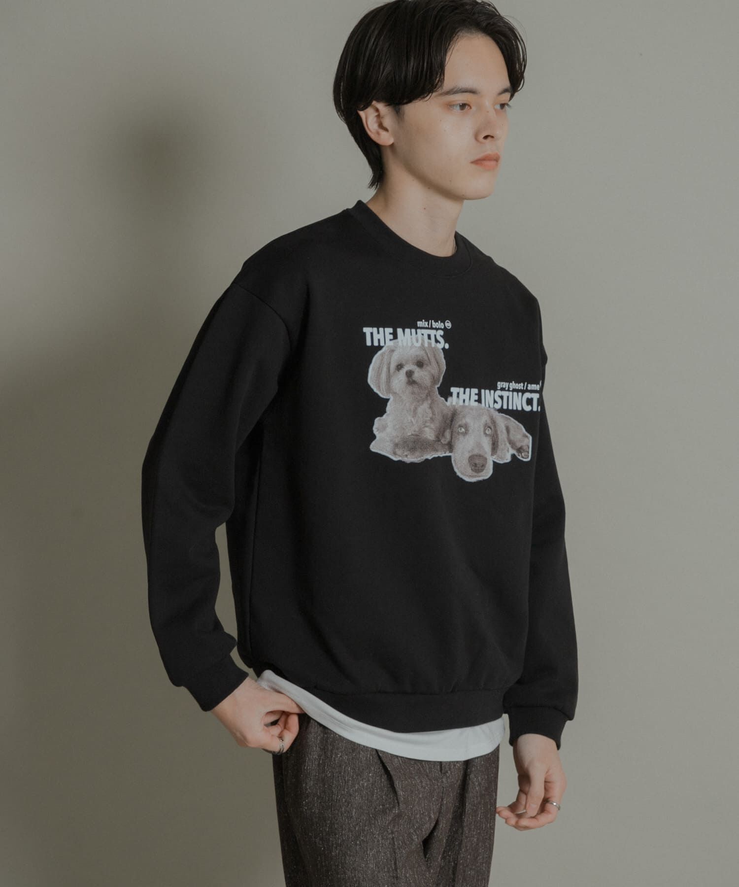 SENSE OF PLACE by URBAN RESEARCH「Dog graphic crew-neck Sweat」|スウェット・ジャージ|