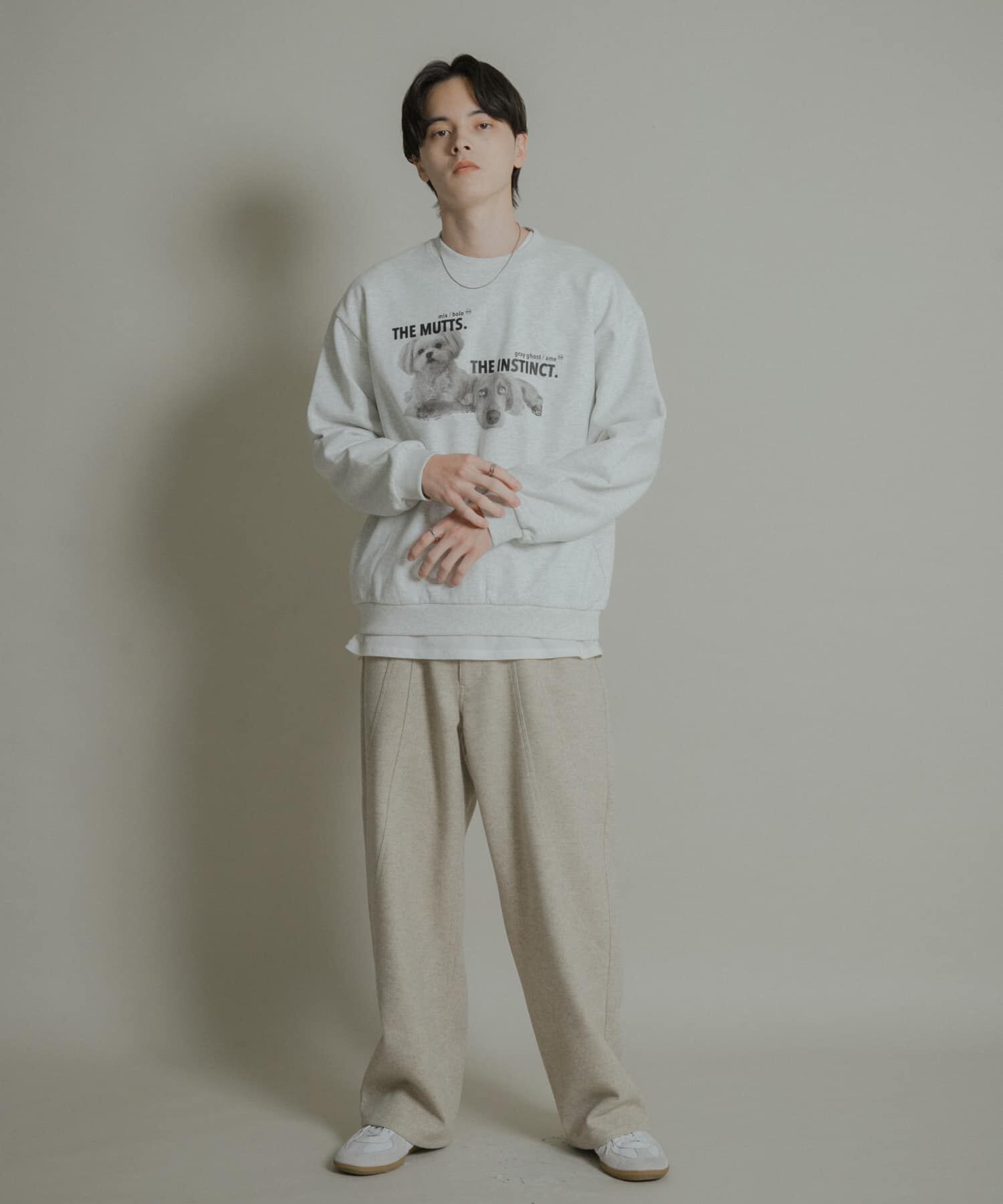 SENSE OF PLACE by URBAN RESEARCH「Dog graphic crew-neck Sweat」|スウェット・ジャージ|