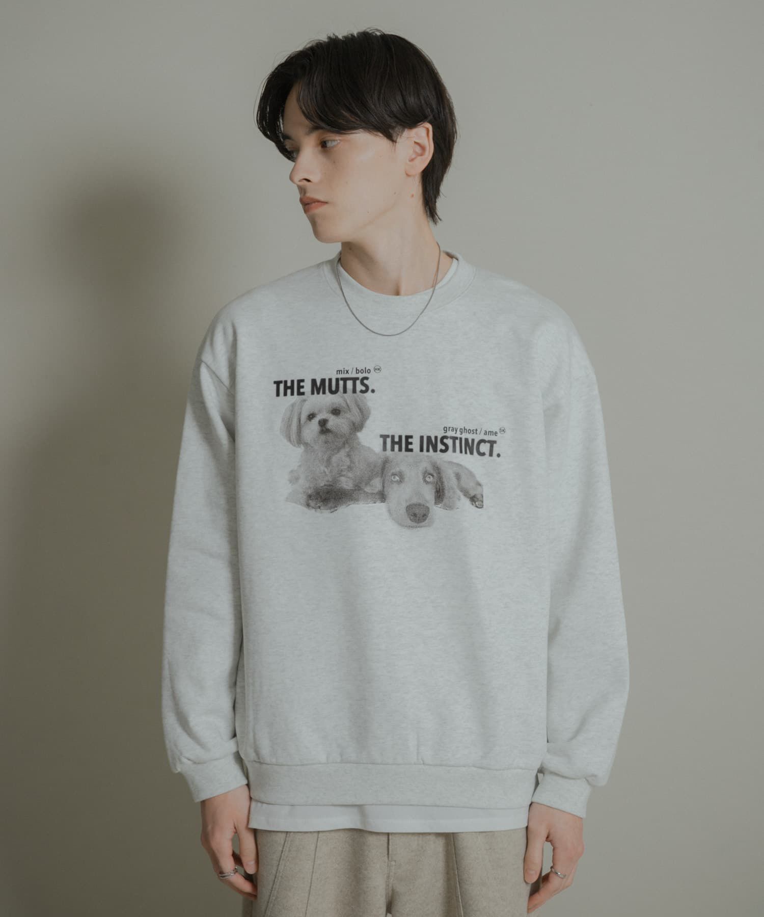 SENSE OF PLACE by URBAN RESEARCH「Dog graphic crew-neck Sweat」|スウェット・ジャージ|