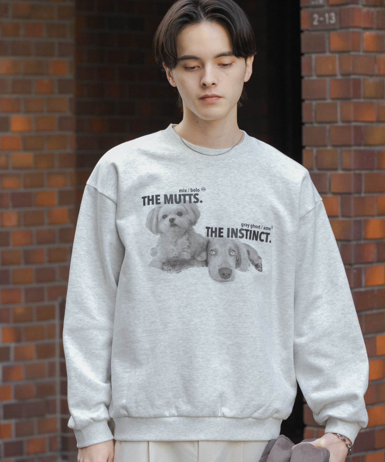 SENSE OF PLACE by URBAN RESEARCH「Dog graphic crew-neck Sweat」|スウェット・ジャージ|