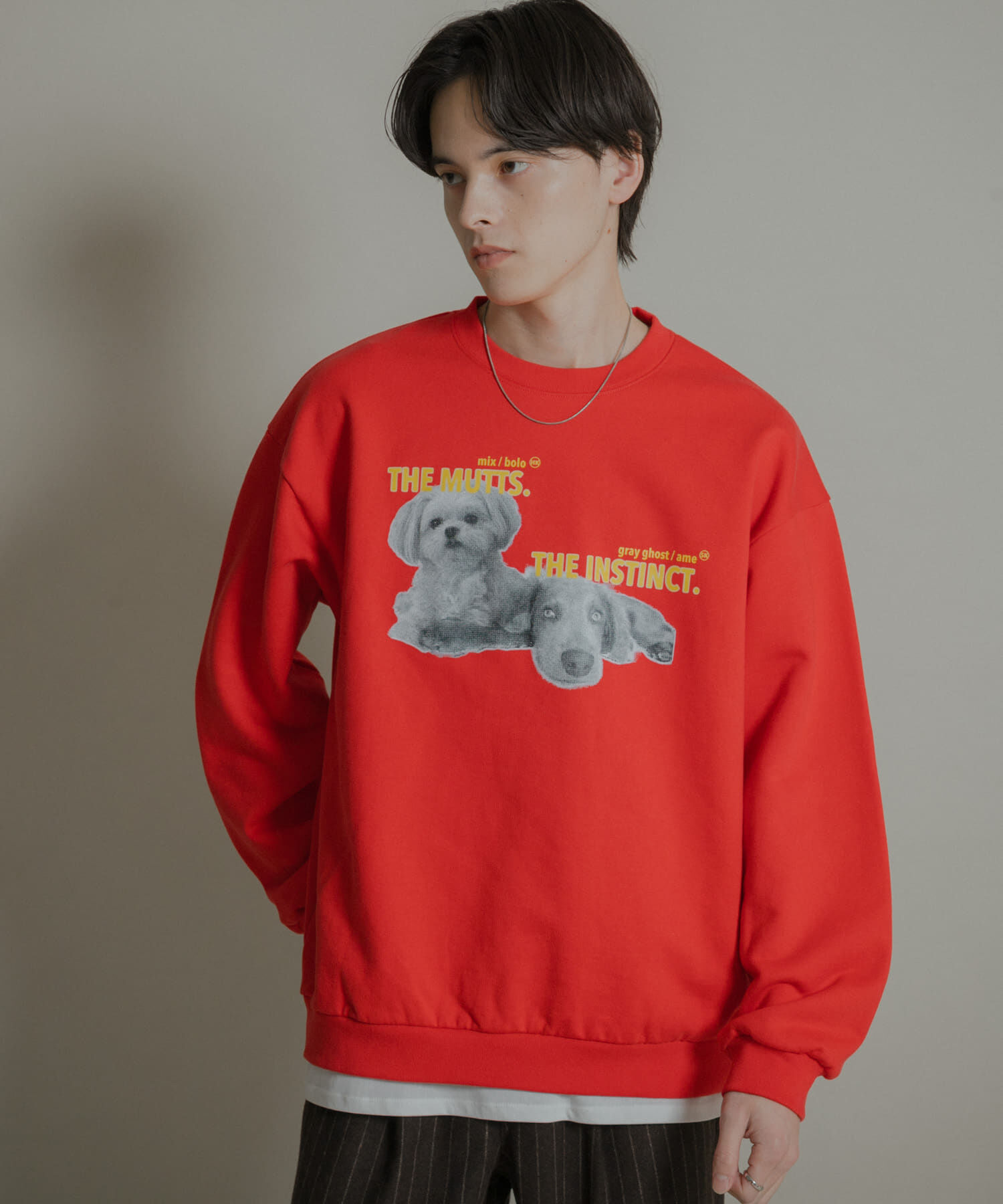 SENSE OF PLACE by URBAN RESEARCH「Dog graphic crew-neck Sweat」|スウェット・ジャージ|