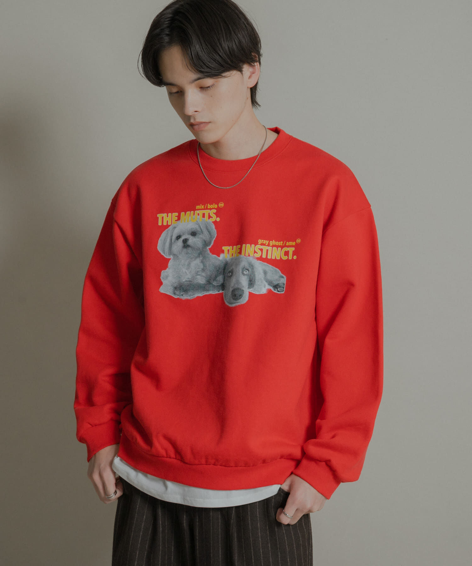 SENSE OF PLACE by URBAN RESEARCH「Dog graphic crew-neck Sweat」|スウェット・ジャージ|