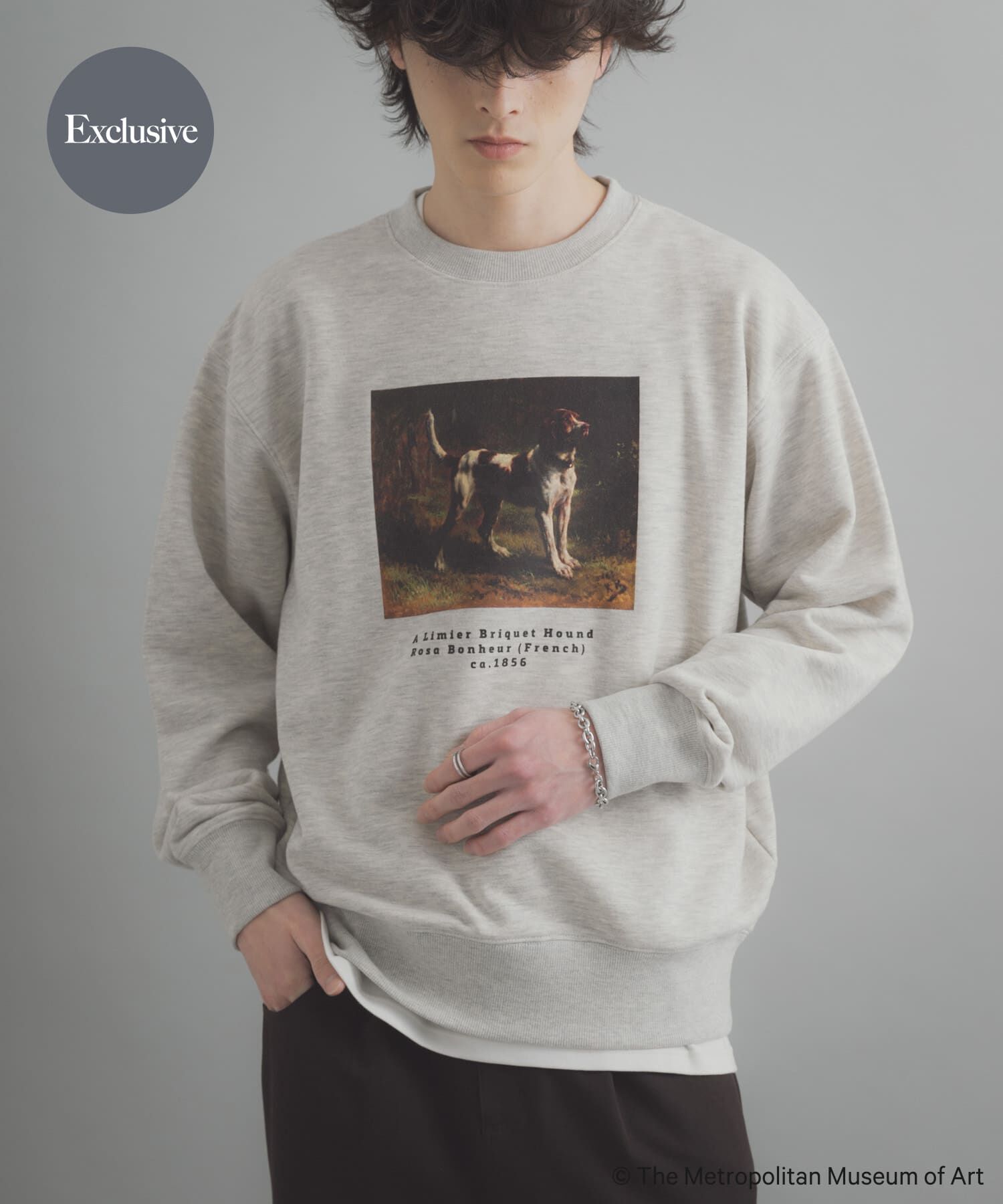 SENSE OF PLACE by URBAN RESEARCH「『別注』The Met&times;SENSE OF PLACE スウェット」|スウェット・ジャージ|グレー