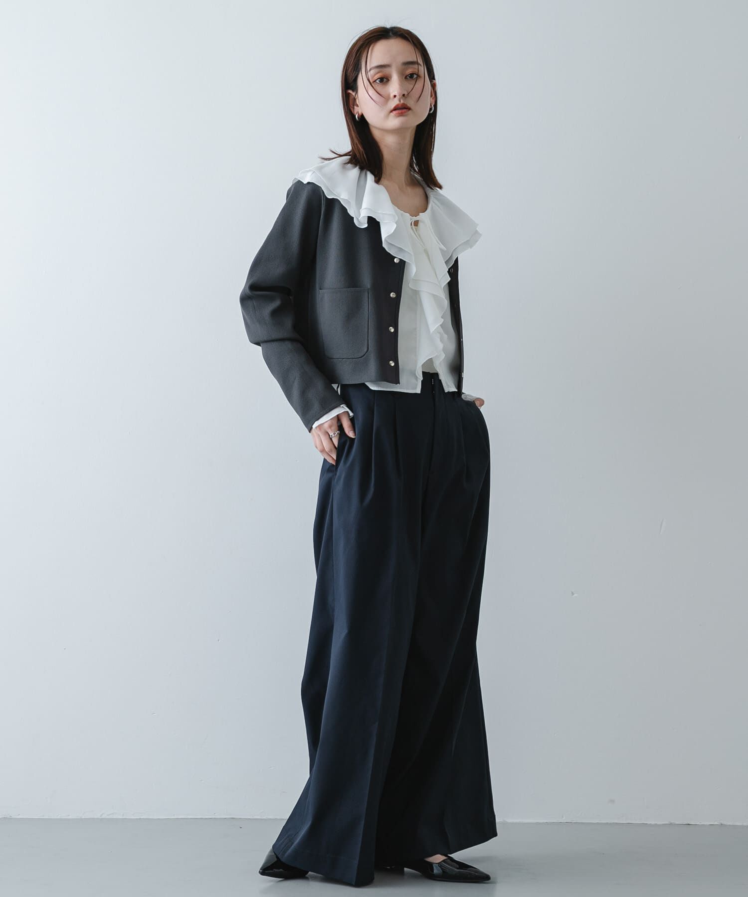 SENSE OF PLACE by URBAN RESEARCH「ラッフルブラウス」|シャツ・ブラウス|