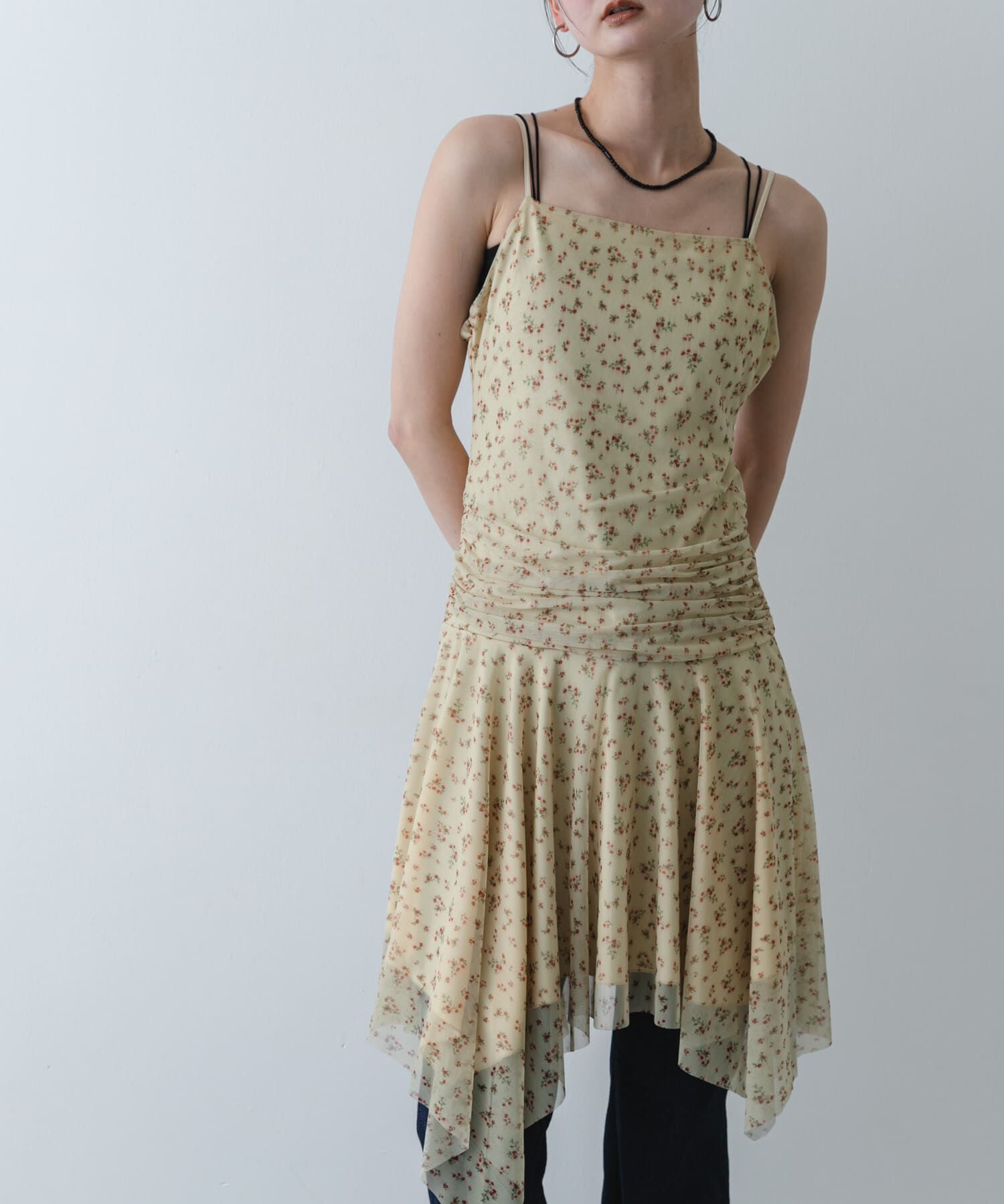 SENSE OF PLACE by URBAN RESEARCH「コバナチュールミニキャミワンピース」|ワンピース|ベージュ系その他