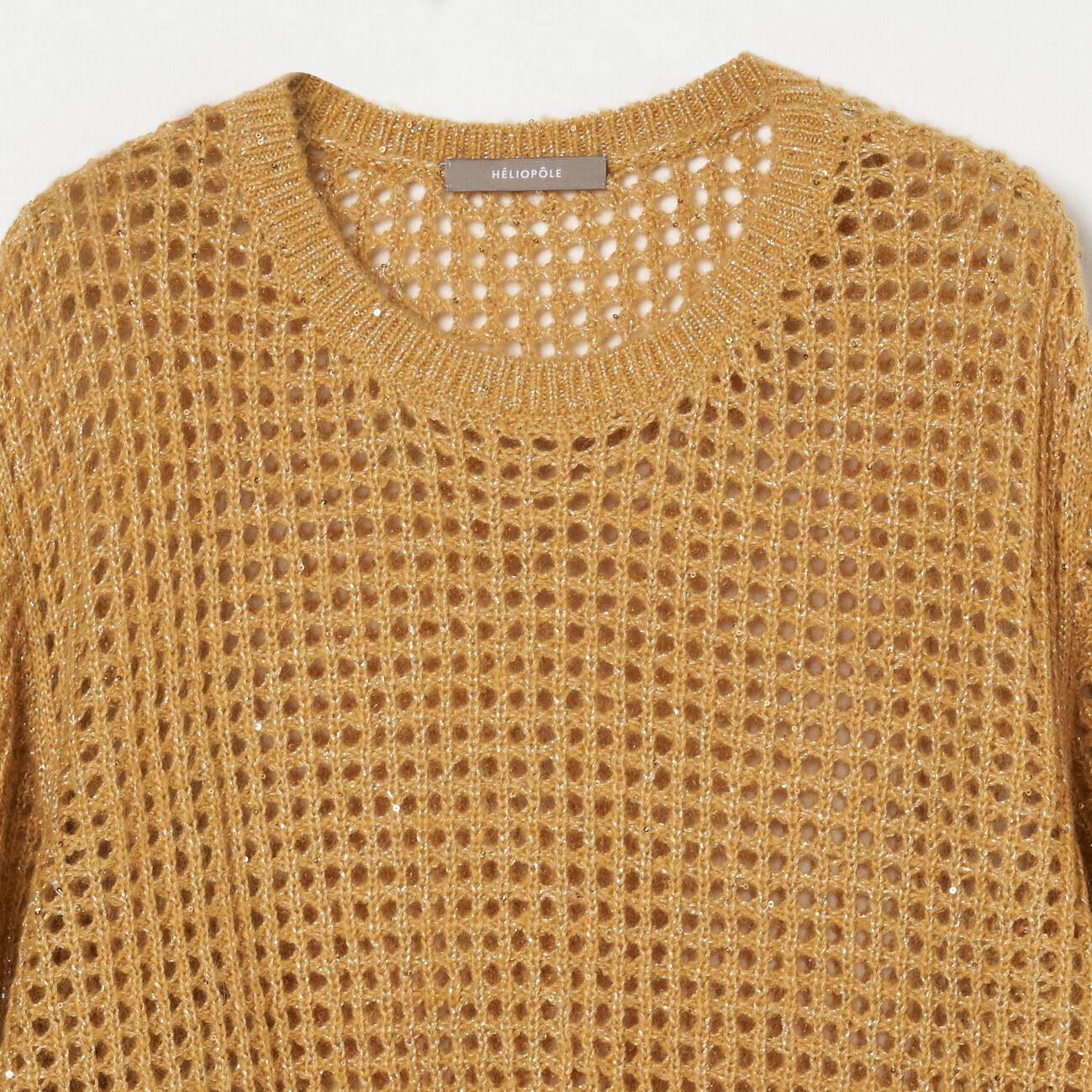 HELIOPOLE「HELIOPOLE SHEER SPANGLE KNIT」|ニット・セーター|