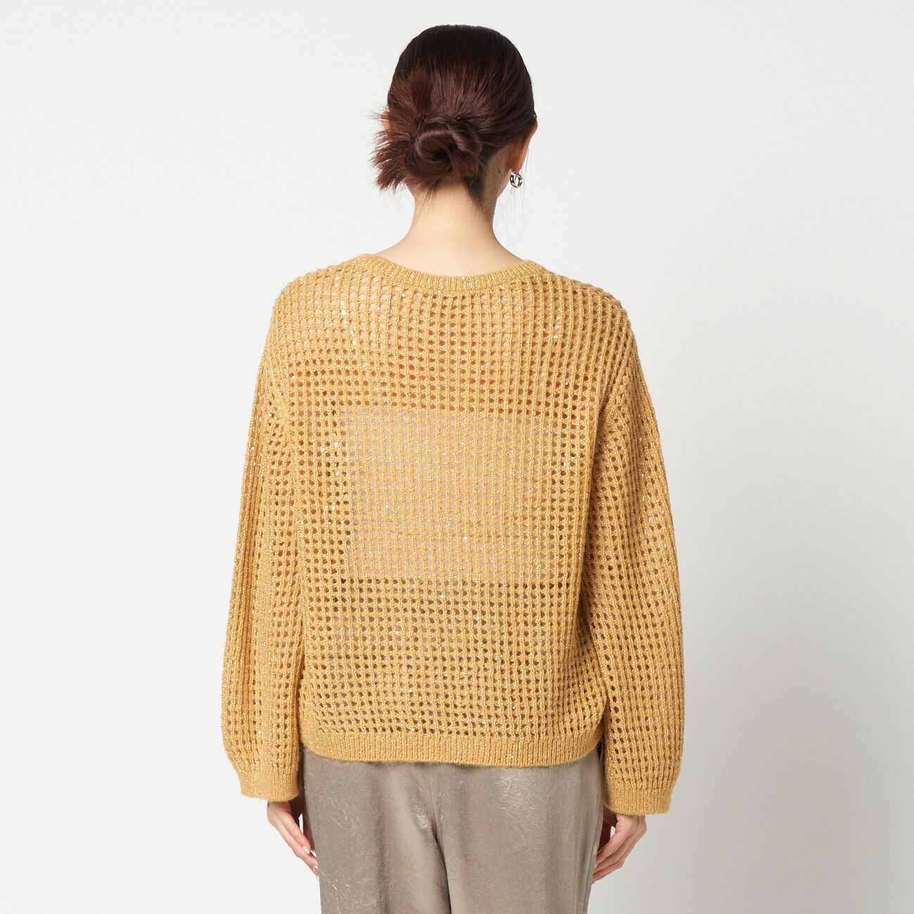 HELIOPOLE「HELIOPOLE SHEER SPANGLE KNIT」|ニット・セーター|
