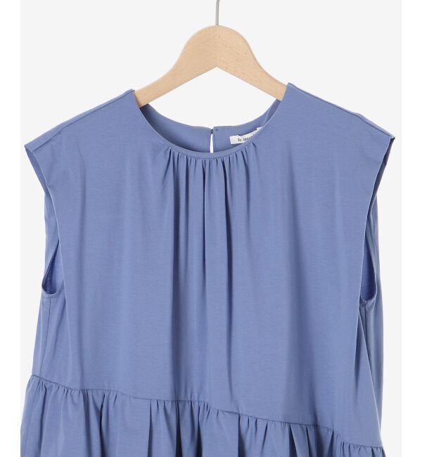  「ペプラムフリルノースリーブTEE」|Tシャツ・カットソー|