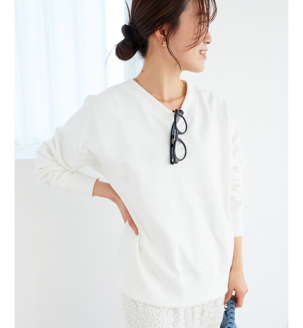 le.coeur blanc「《手洗い可能》2WAYカラースウェット」|スウェット・ジャージ|