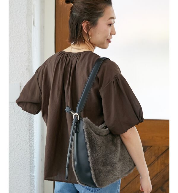  「ボアコンビワンショルダーバッグ」|その他|