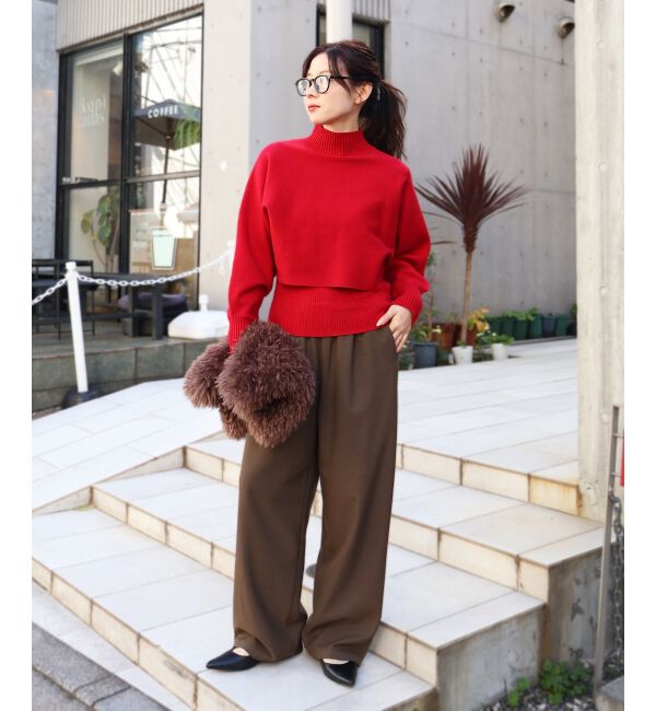  「ストレッチ裏起毛イージーパンツ」|その他|