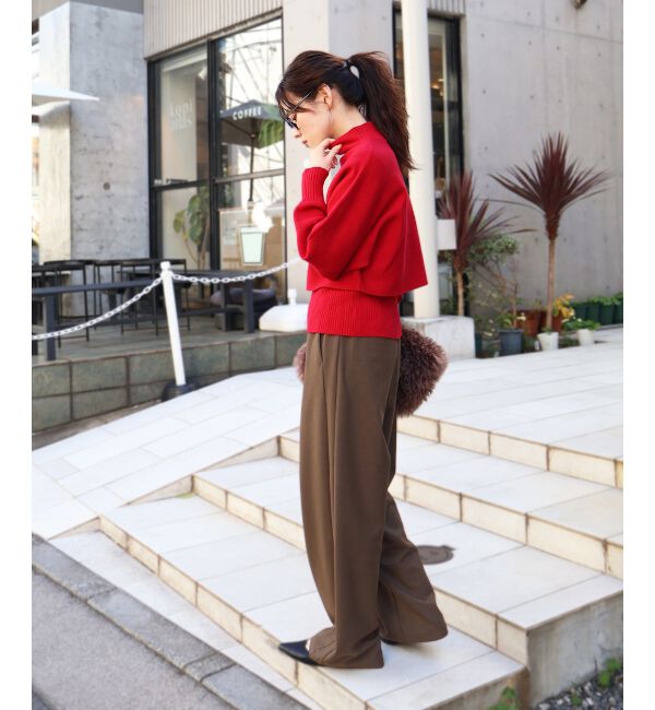  「ストレッチ裏起毛イージーパンツ」|その他|