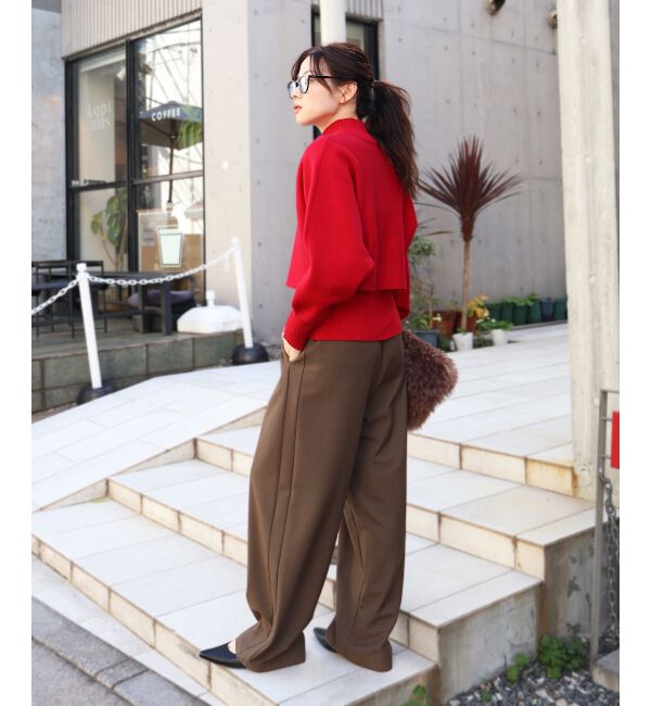  「ストレッチ裏起毛イージーパンツ」|その他|